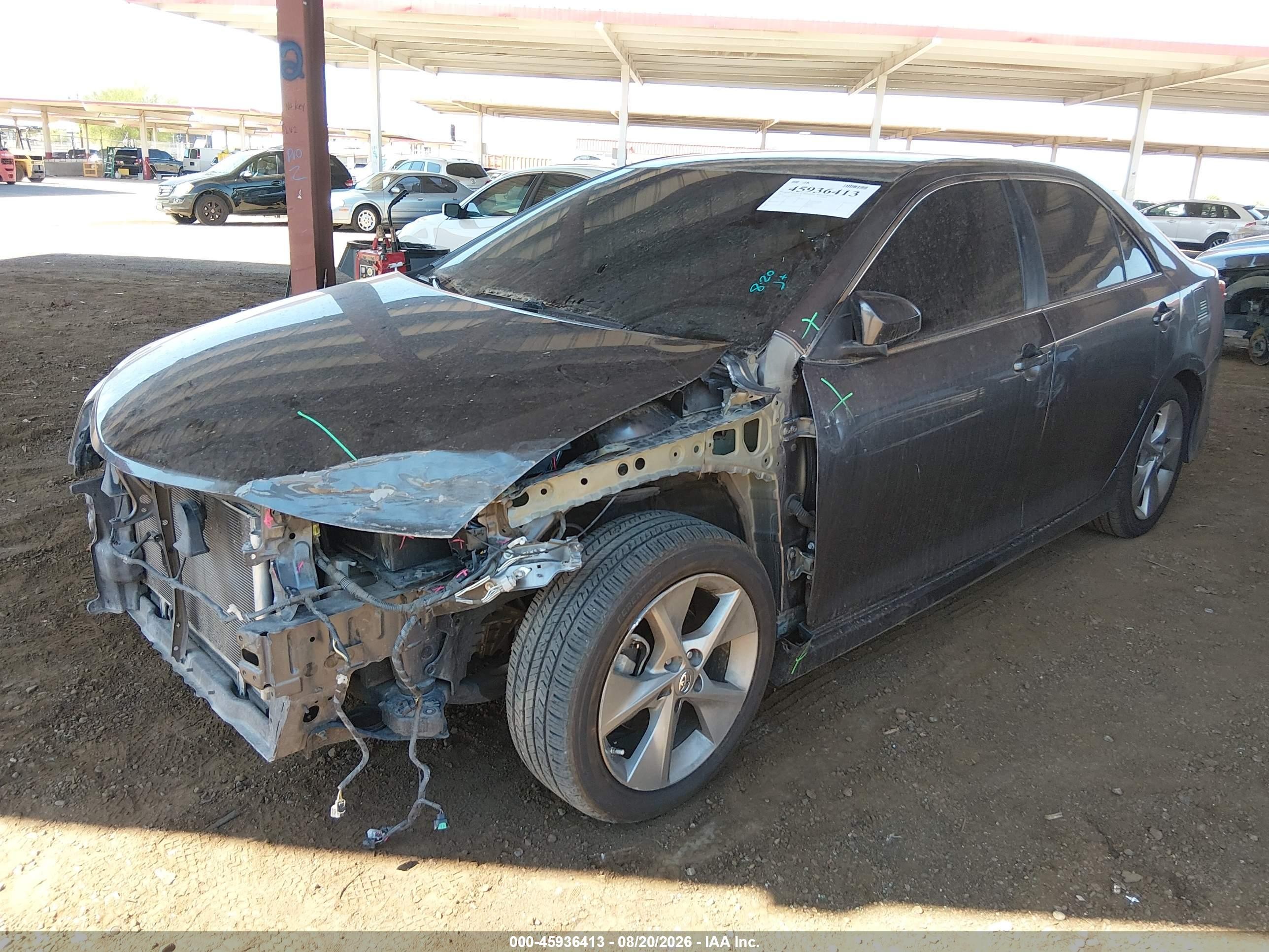 2014 Toyota Camry Se V6 Gray vin: 4T1BK1FK6EU025742