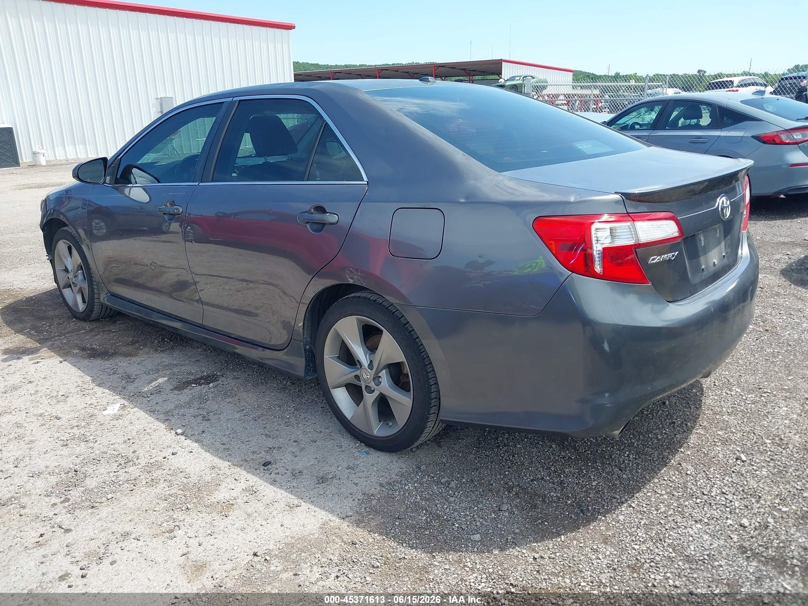 2014 Toyota Camry Se V6 Серый vin: 4T1BK1FK6EU539915