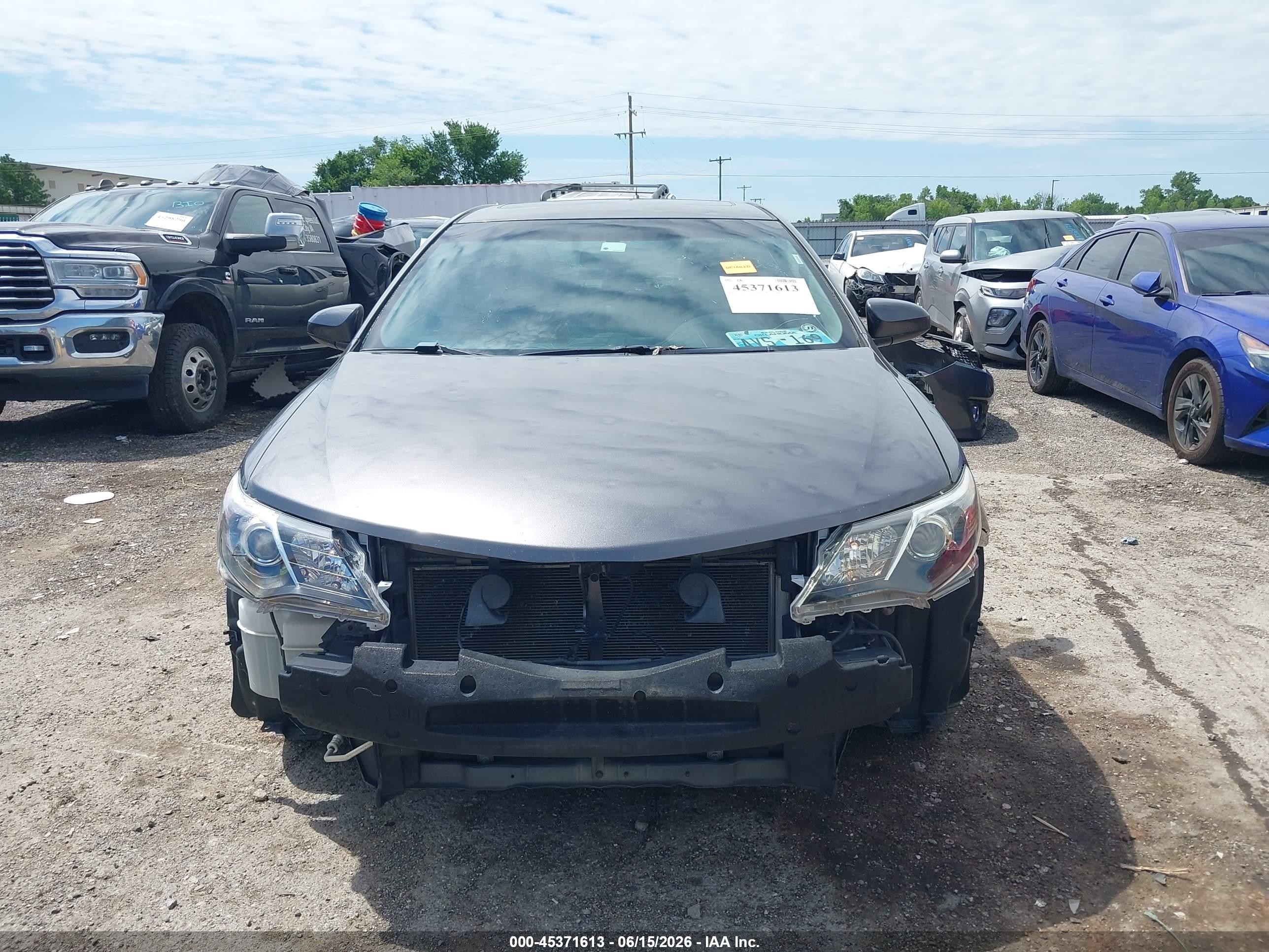 2014 Toyota Camry Se V6 Серый vin: 4T1BK1FK6EU539915