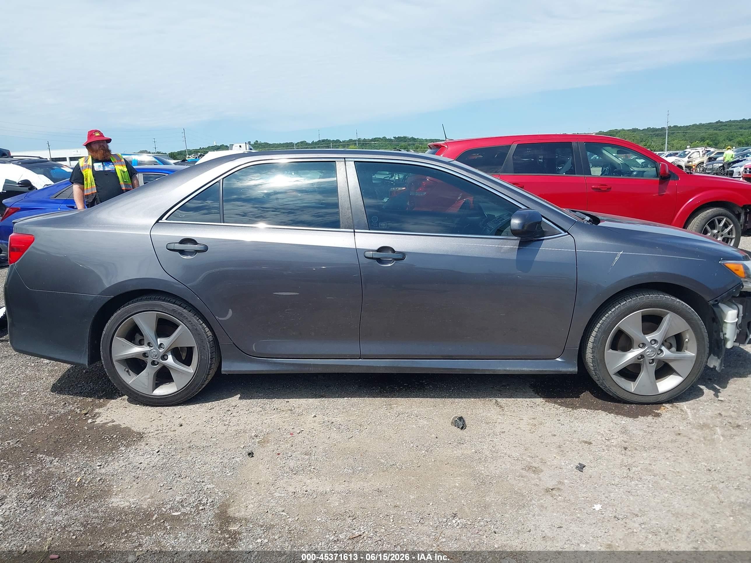2014 Toyota Camry Se V6 Серый vin: 4T1BK1FK6EU539915