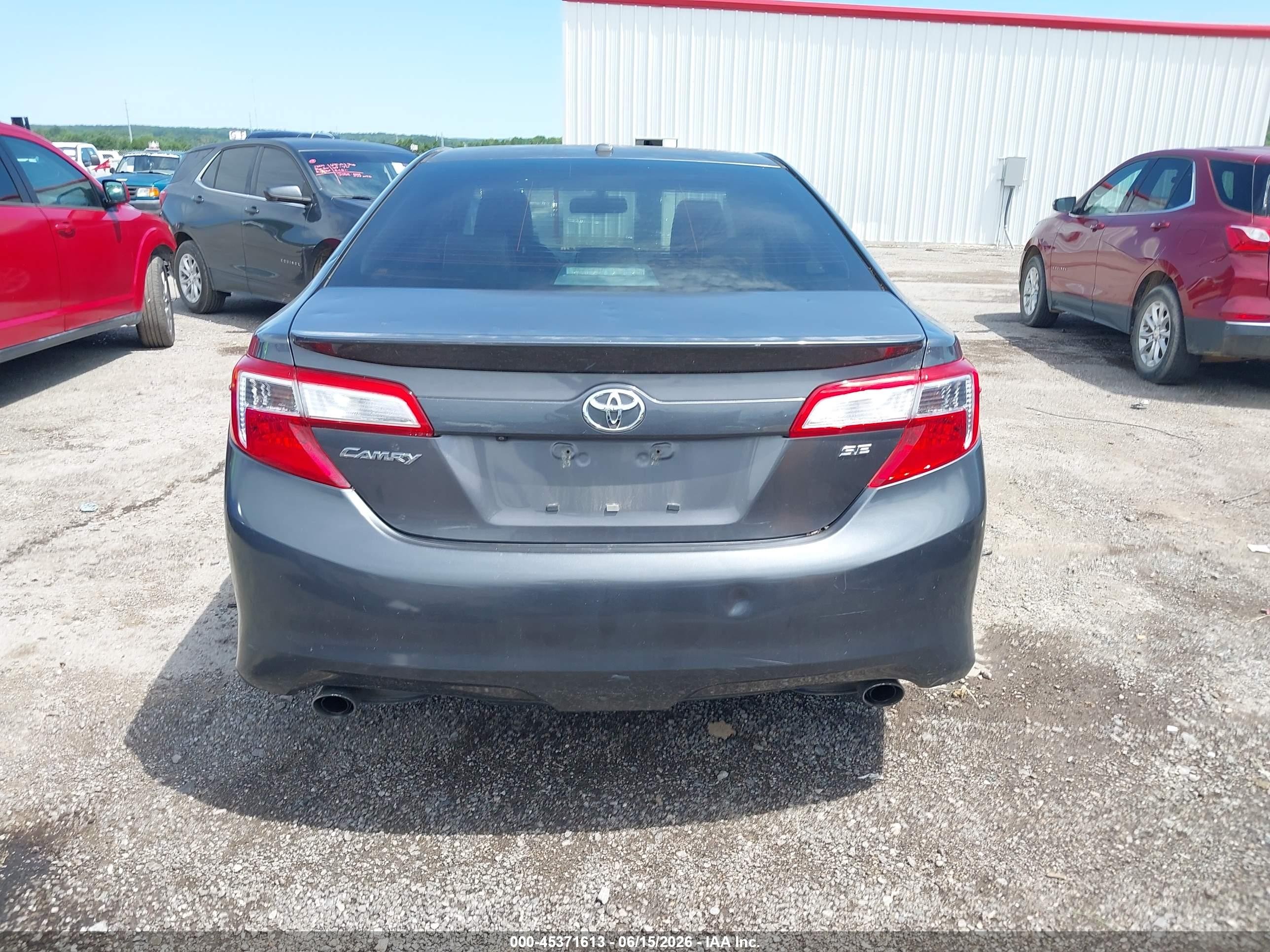 2014 Toyota Camry Se V6 Серый vin: 4T1BK1FK6EU539915