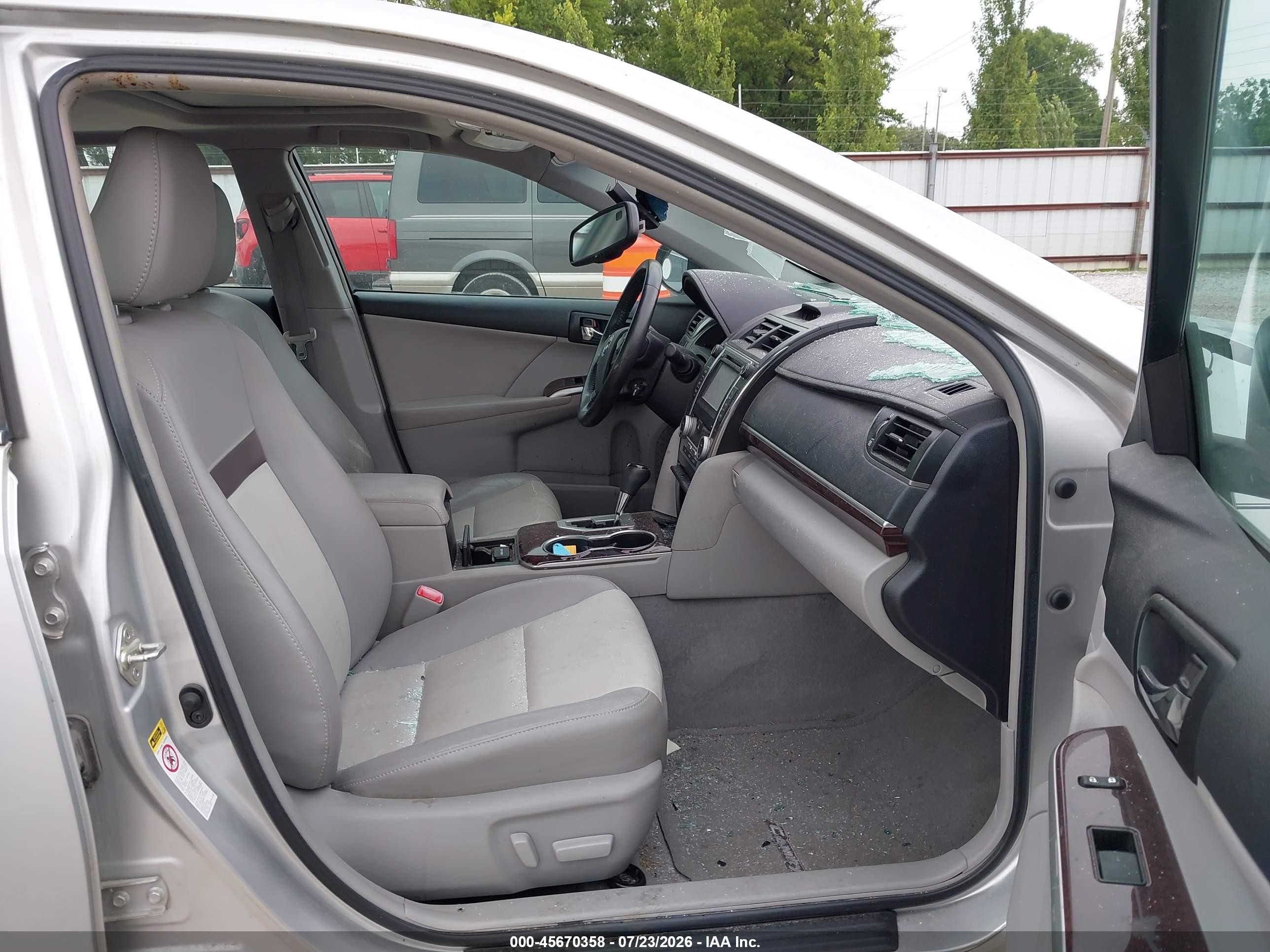2012 Toyota Camry Xle V6 Серебряный vin: 4T1BK1FK7CU003875