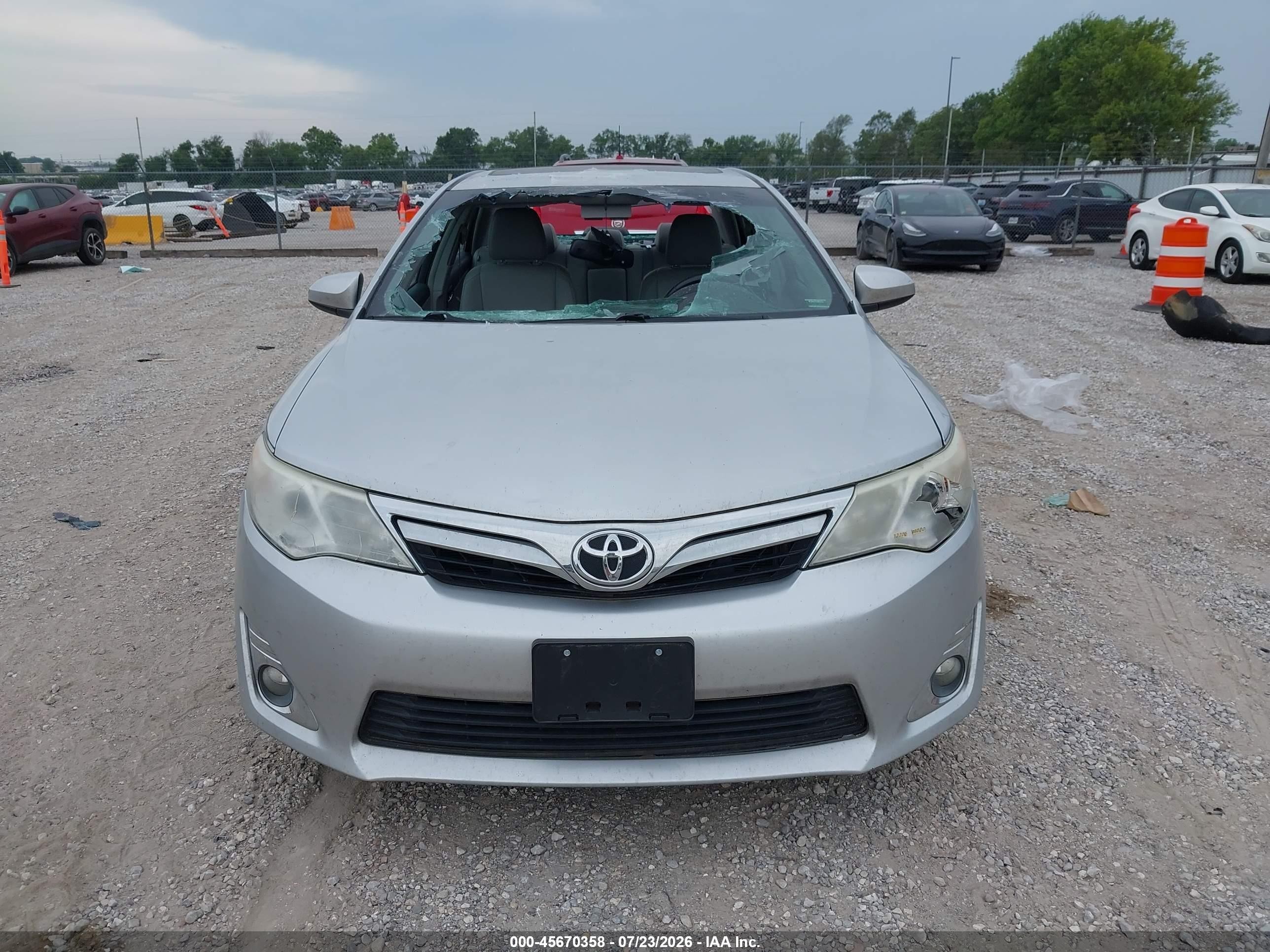 2012 Toyota Camry Xle V6 Серебряный vin: 4T1BK1FK7CU003875