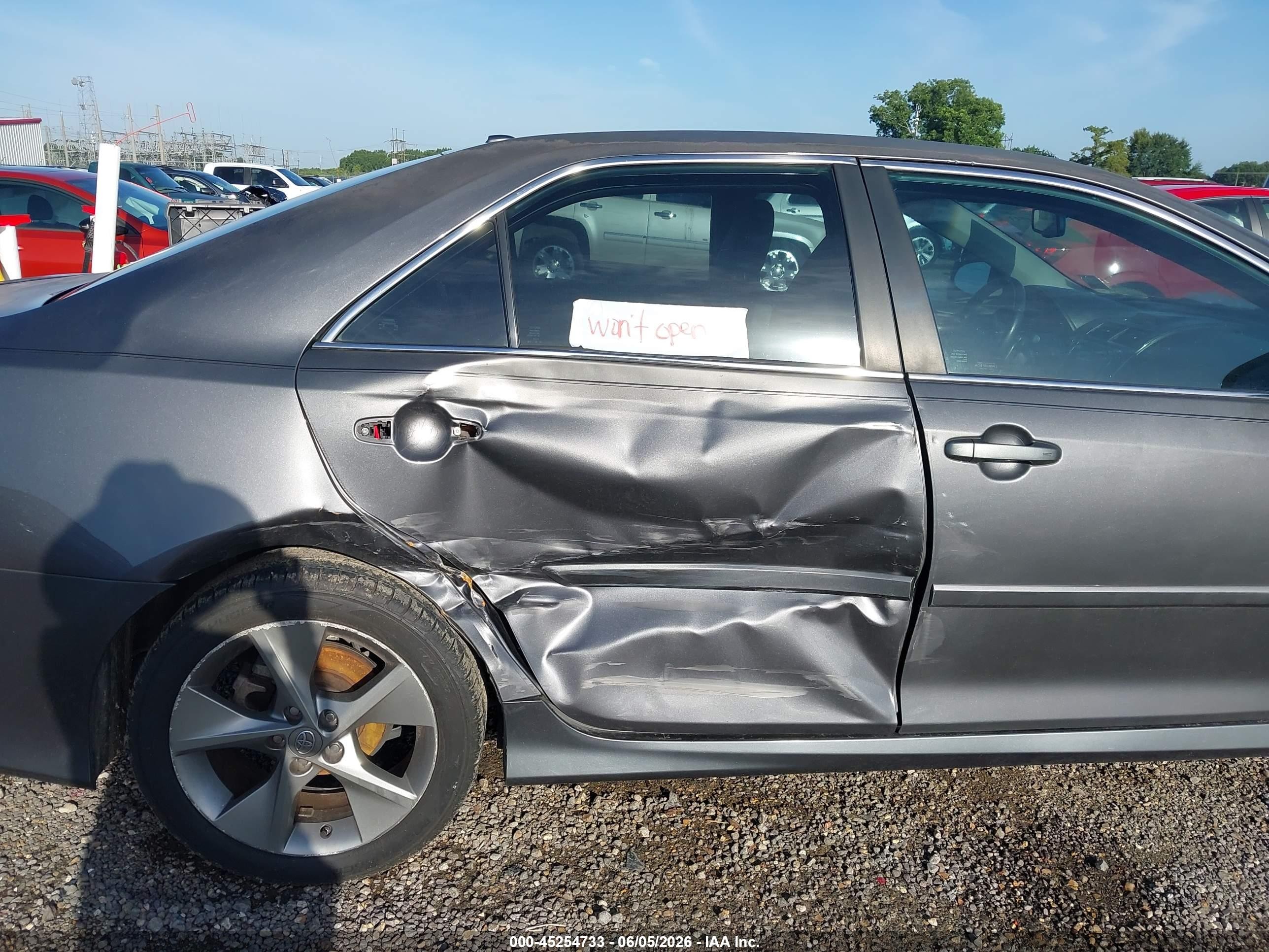 2012 Toyota Camry Se V6 Gray vin: 4T1BK1FK7CU013399