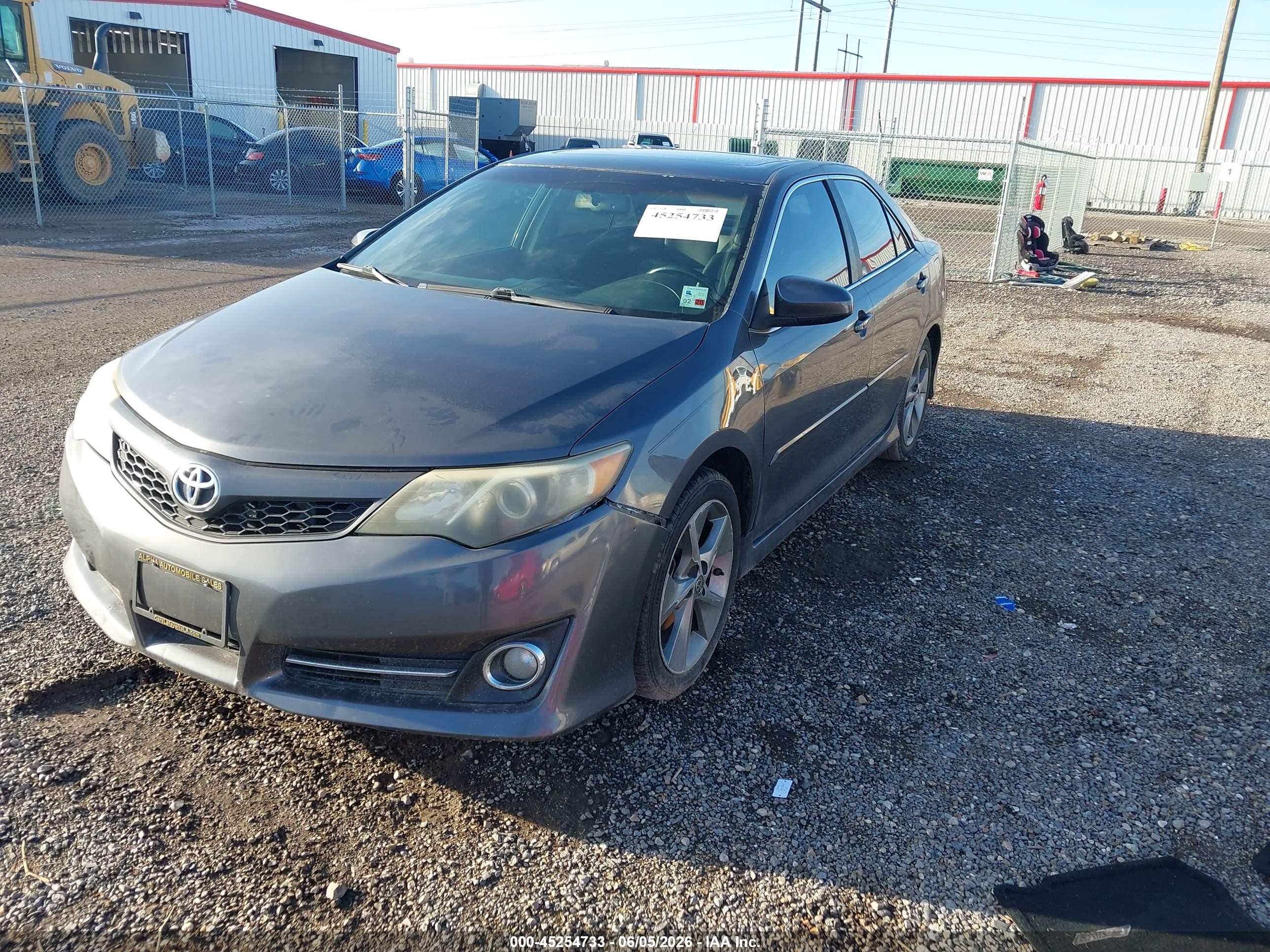 2012 Toyota Camry Se V6 Gray vin: 4T1BK1FK7CU013399