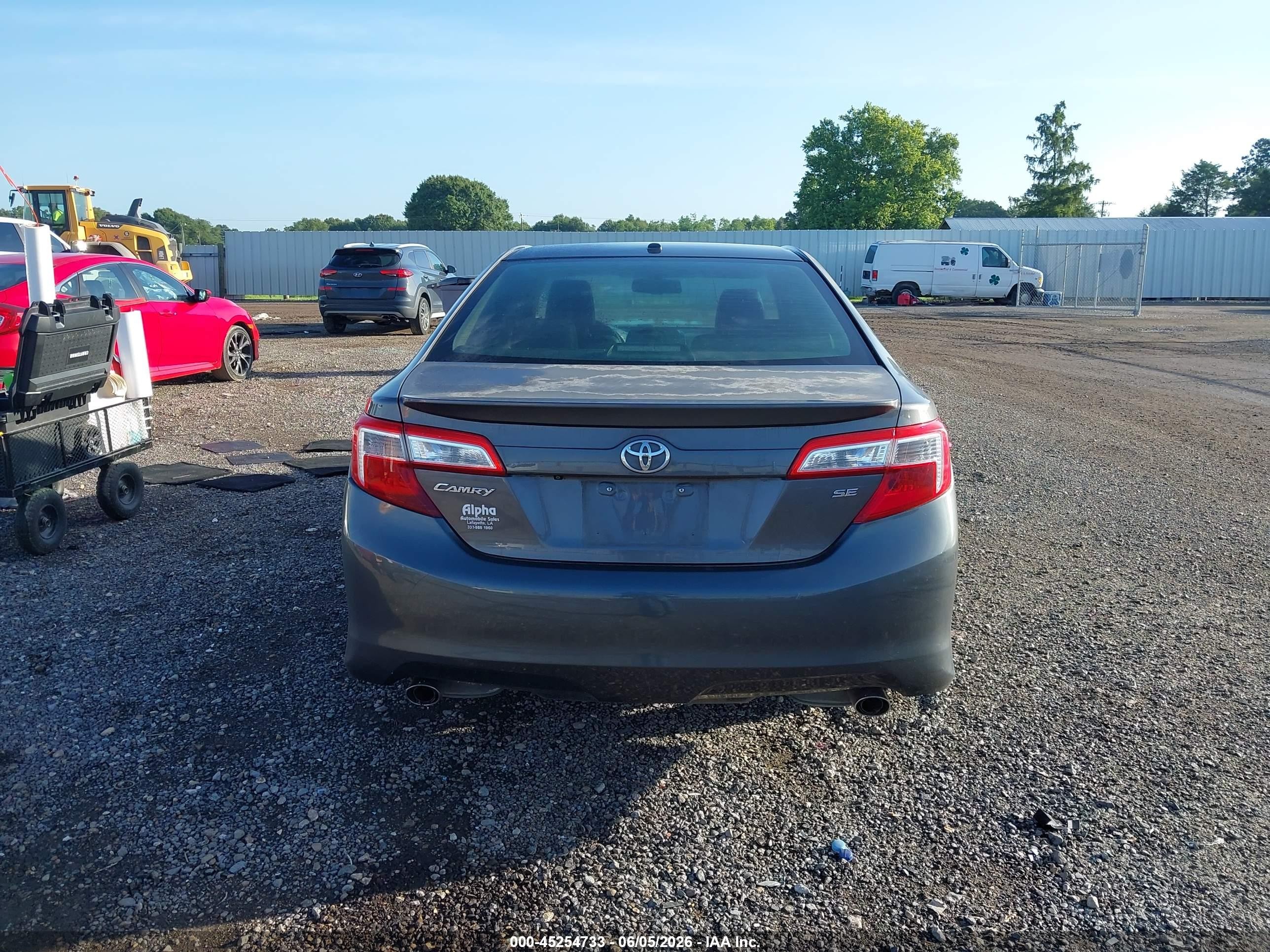 2012 Toyota Camry Se V6 Gray vin: 4T1BK1FK7CU013399