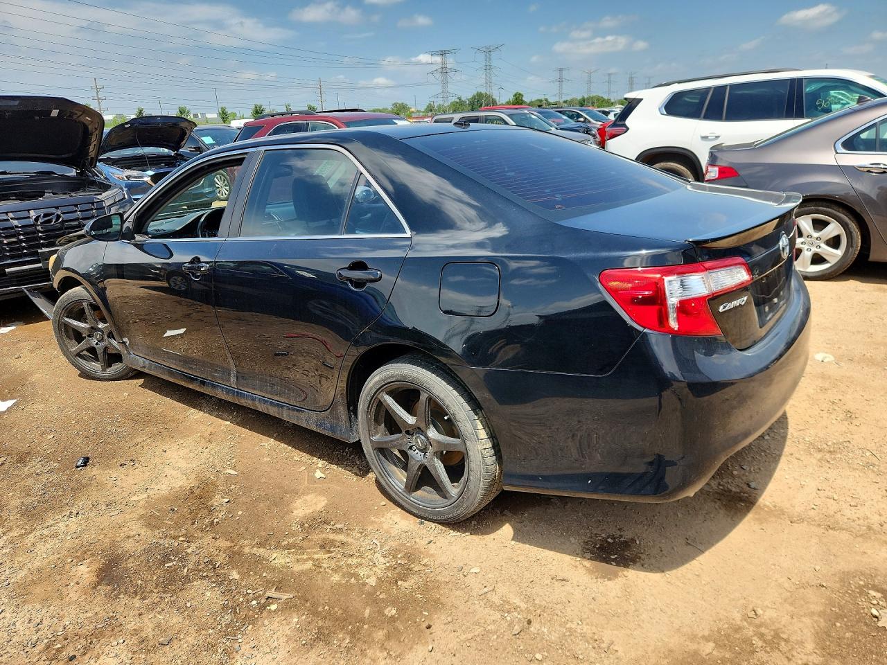 2012 Toyota Camry Se V6 Black vin: 4T1BK1FK7CU019154