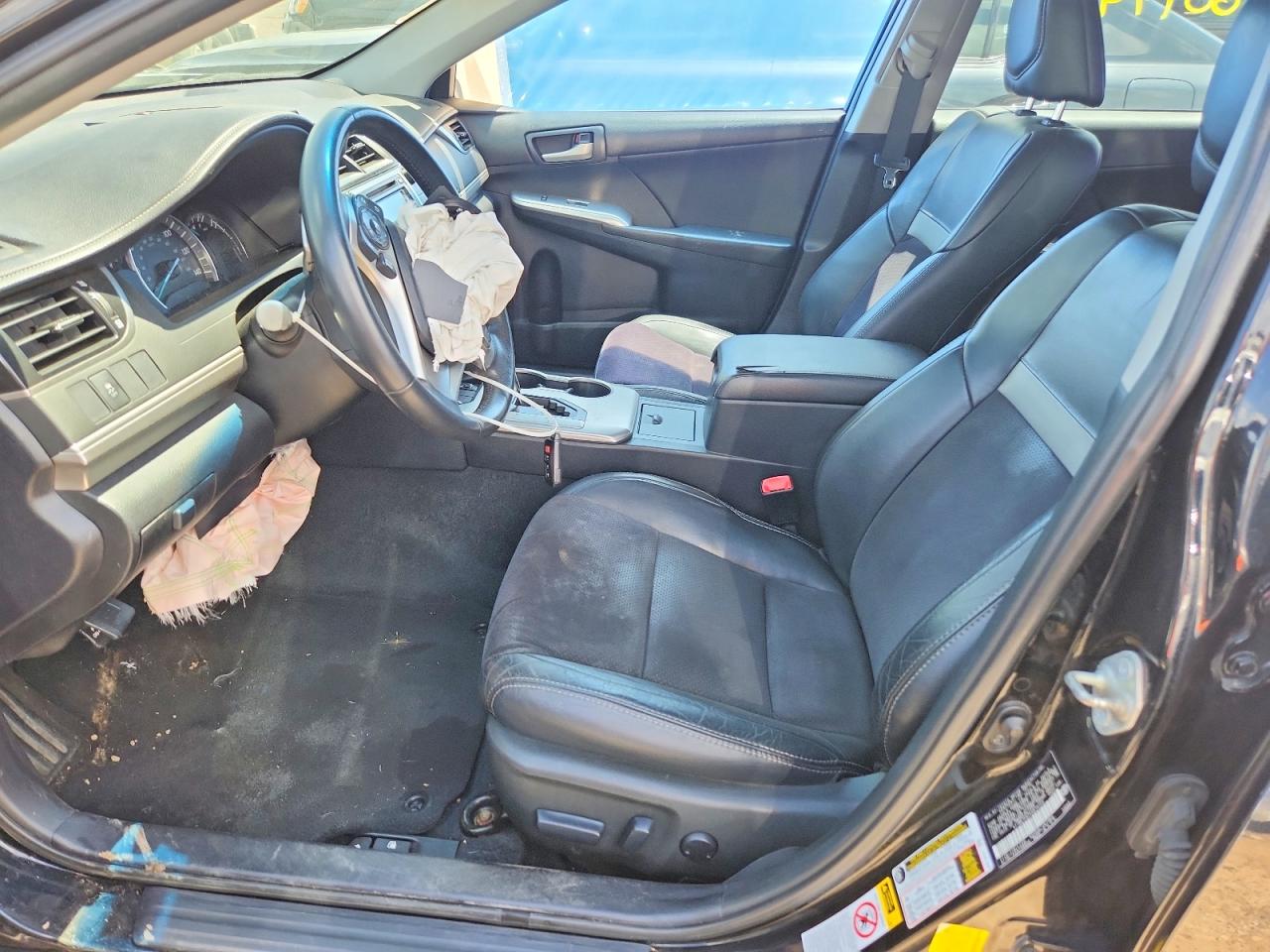 2012 Toyota Camry Se V6 Black vin: 4T1BK1FK7CU019154