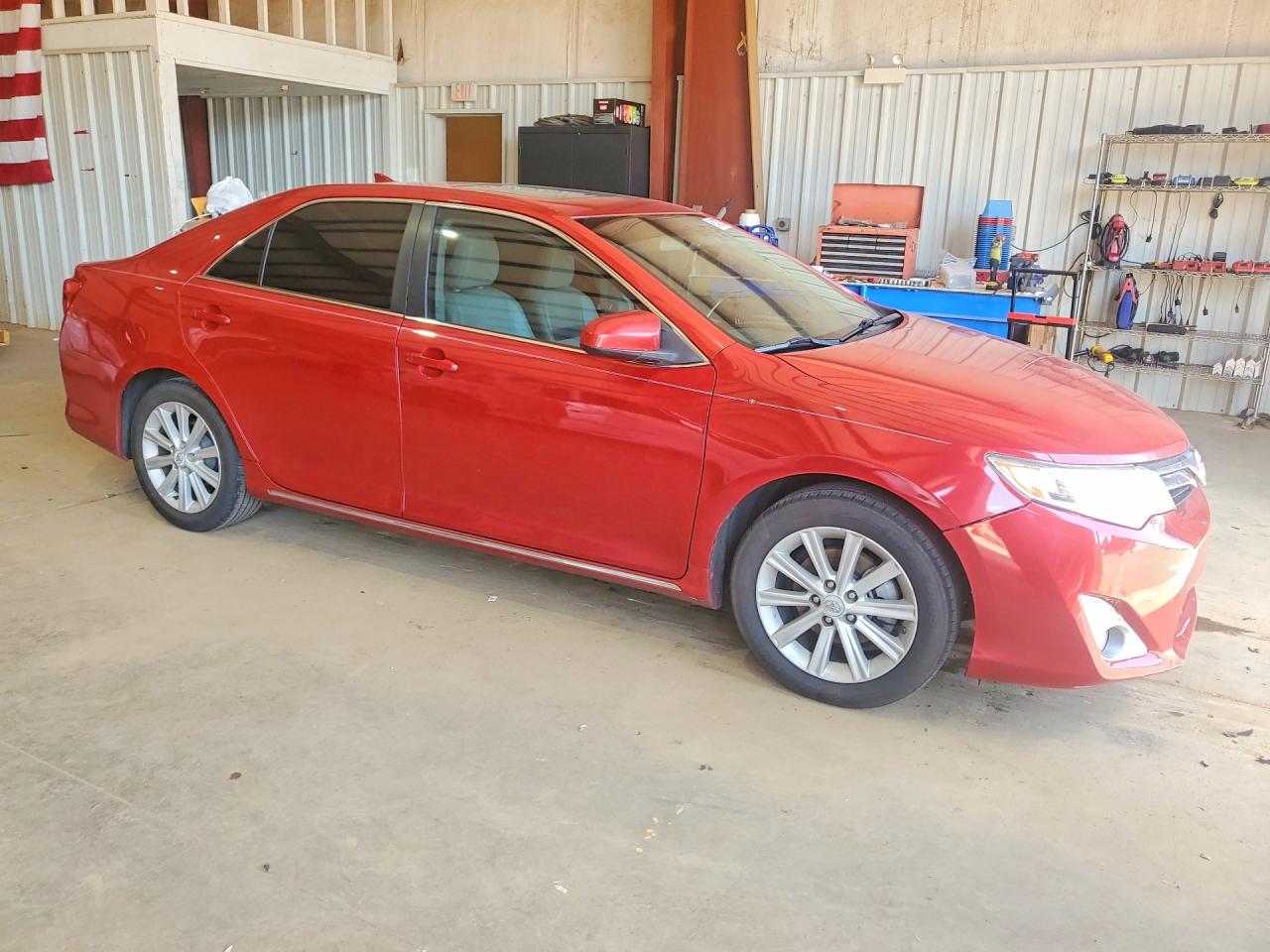 2012 Toyota Camry Xle V6 Red vin: 4T1BK1FK7CU505821