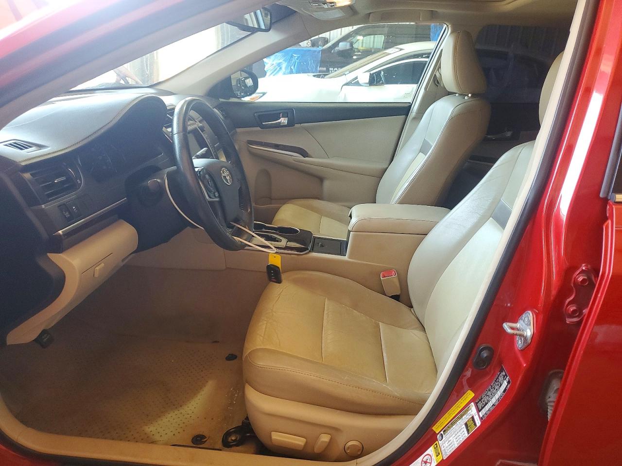 2012 Toyota Camry Xle V6 Red vin: 4T1BK1FK7CU505821