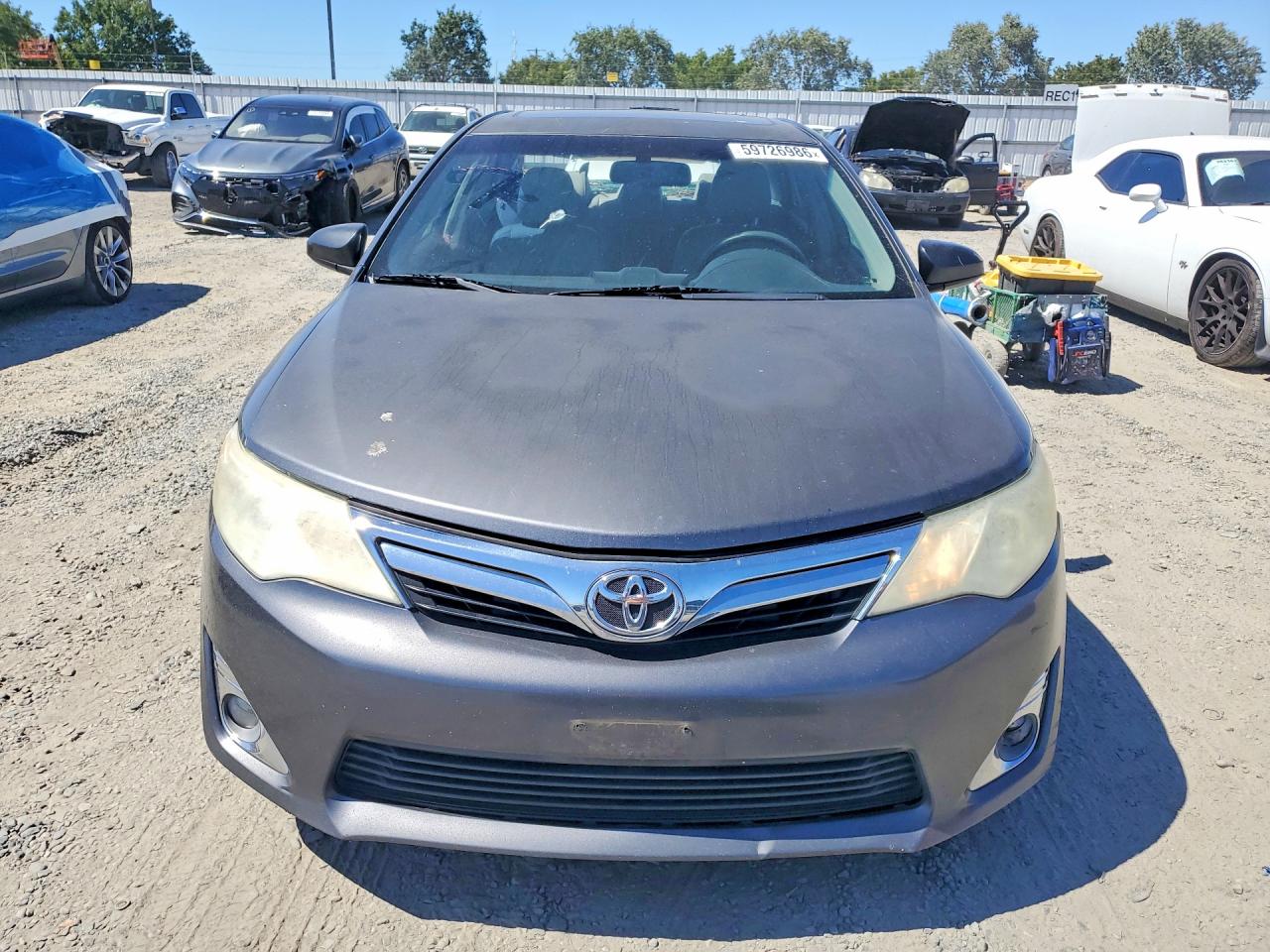 2012 Toyota Camry Xle V6 Серый vin: 4T1BK1FK7CU513157