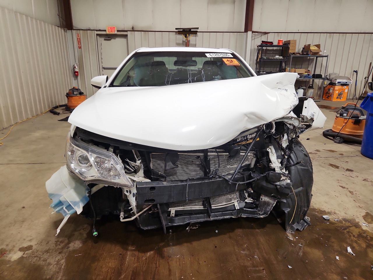 2012 Toyota Camry Xle V6 White vin: 4T1BK1FK7CU518195