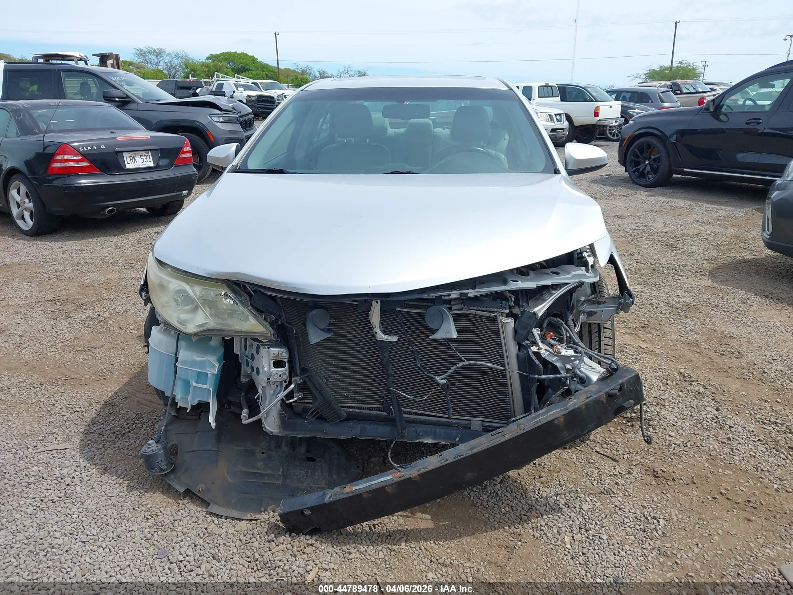 2013 Toyota Camry Xle V6 Серебряный vin: 4T1BK1FK7DU022671