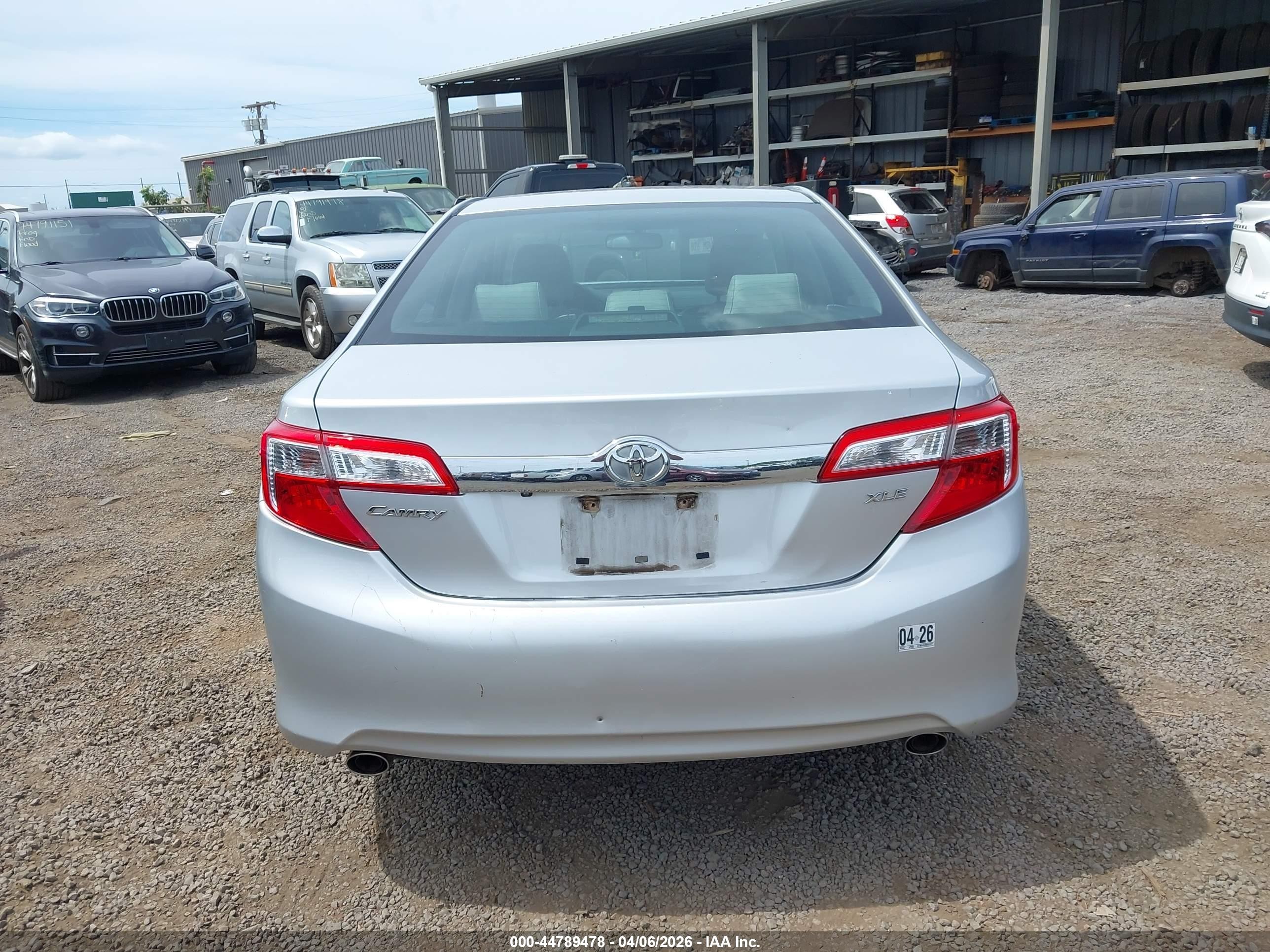 2013 Toyota Camry Xle V6 Серебряный vin: 4T1BK1FK7DU022671
