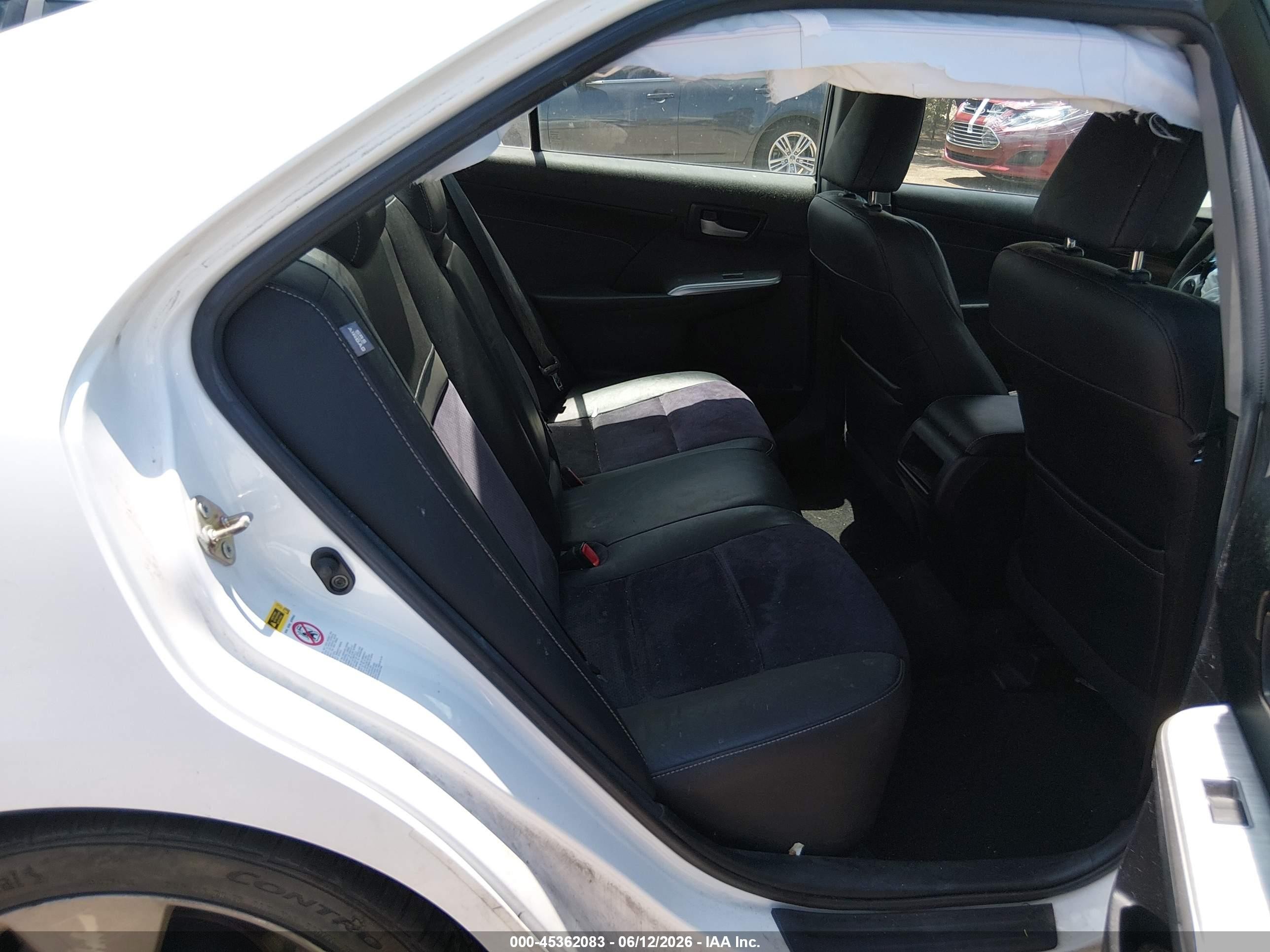 2013 Toyota Camry Se V6 White vin: 4T1BK1FK7DU525133