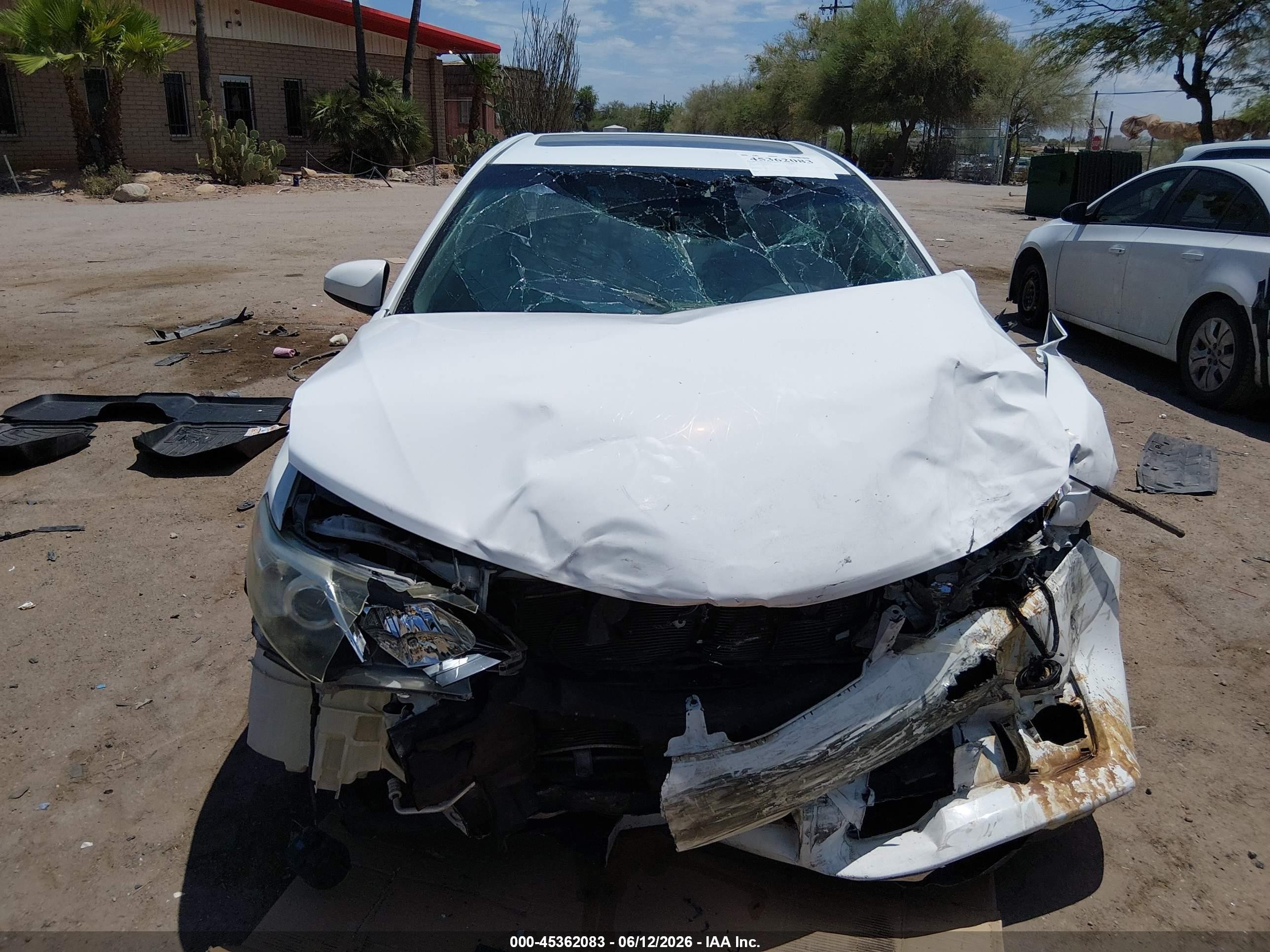 2013 Toyota Camry Se V6 White vin: 4T1BK1FK7DU525133