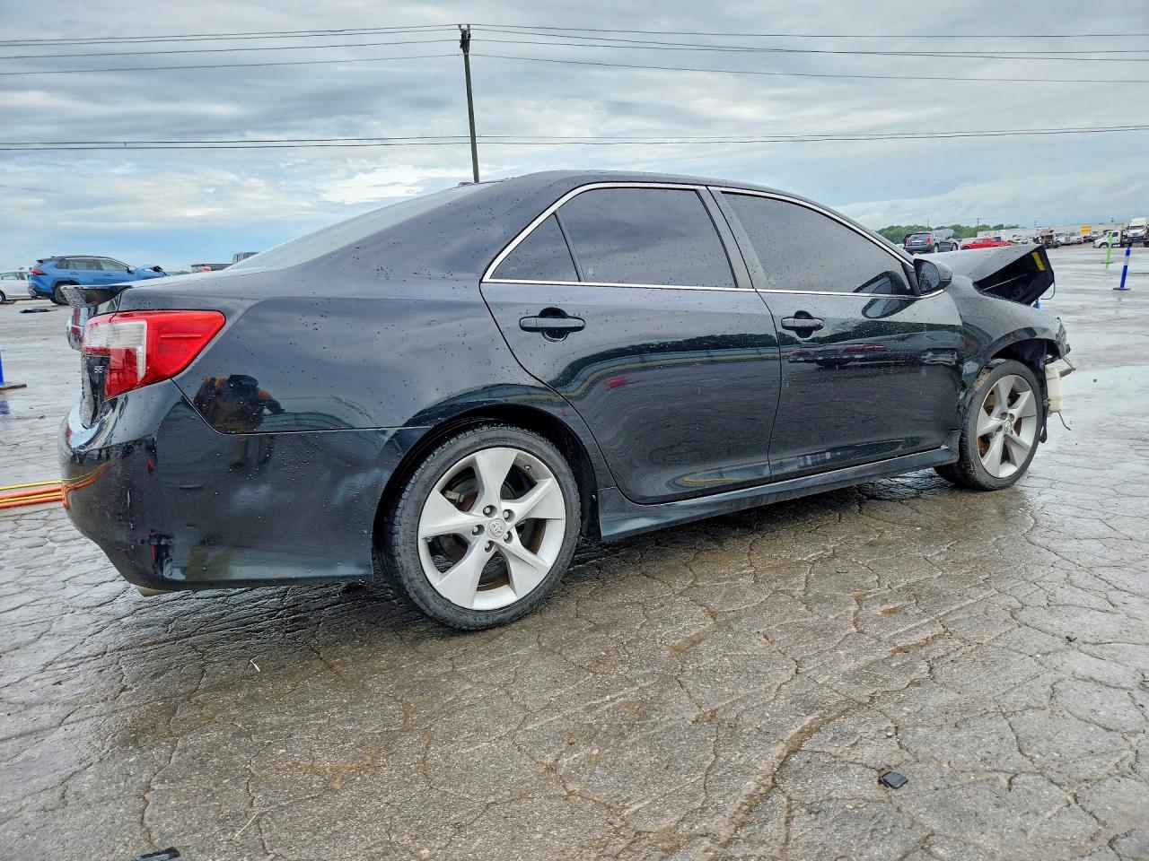2014 Toyota Camry Se V6 Black vin: 4T1BK1FK7EU023885