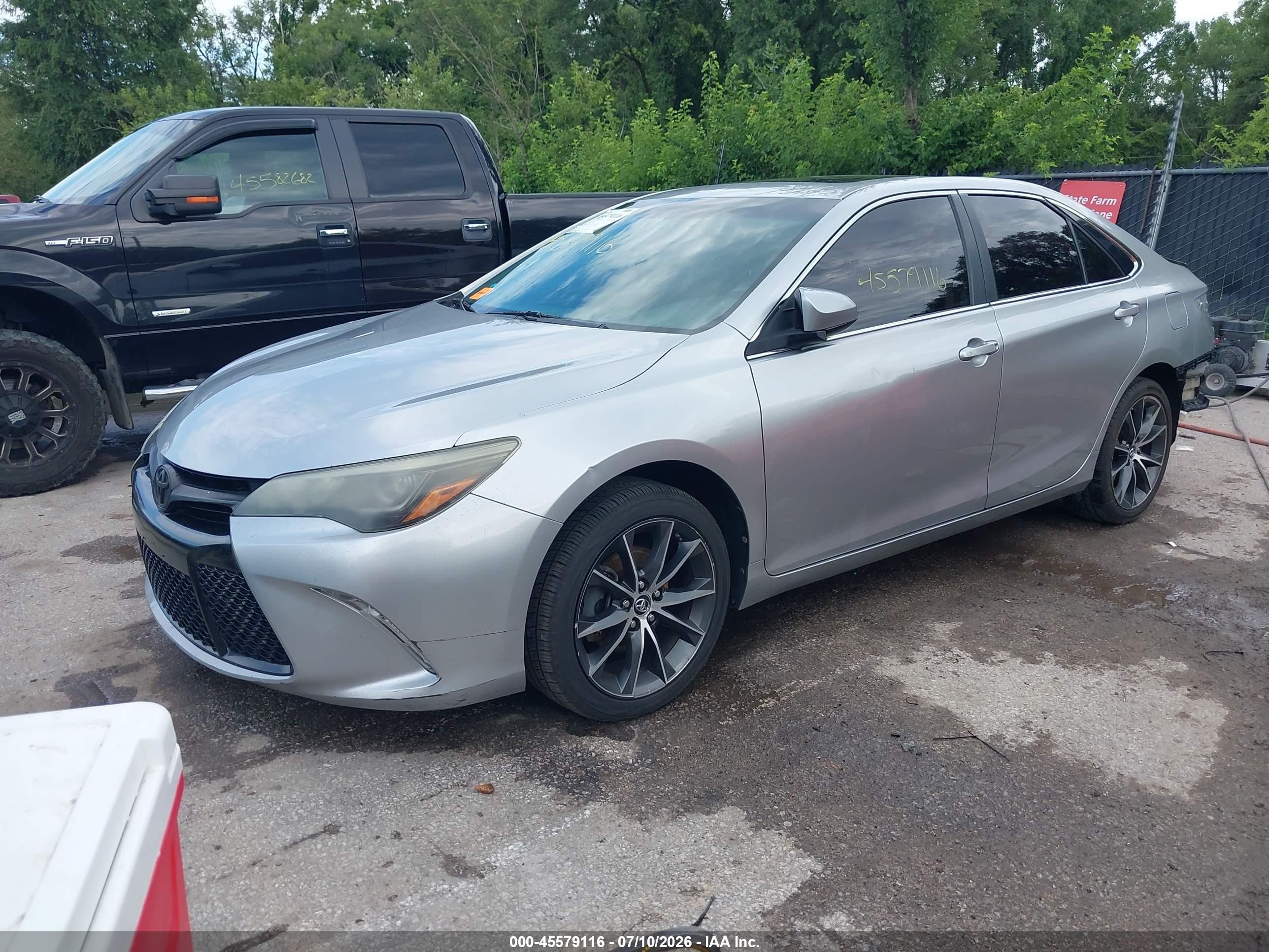 2015 Toyota Camry Xse V6 Серебряный vin: 4T1BK1FK7FU028084