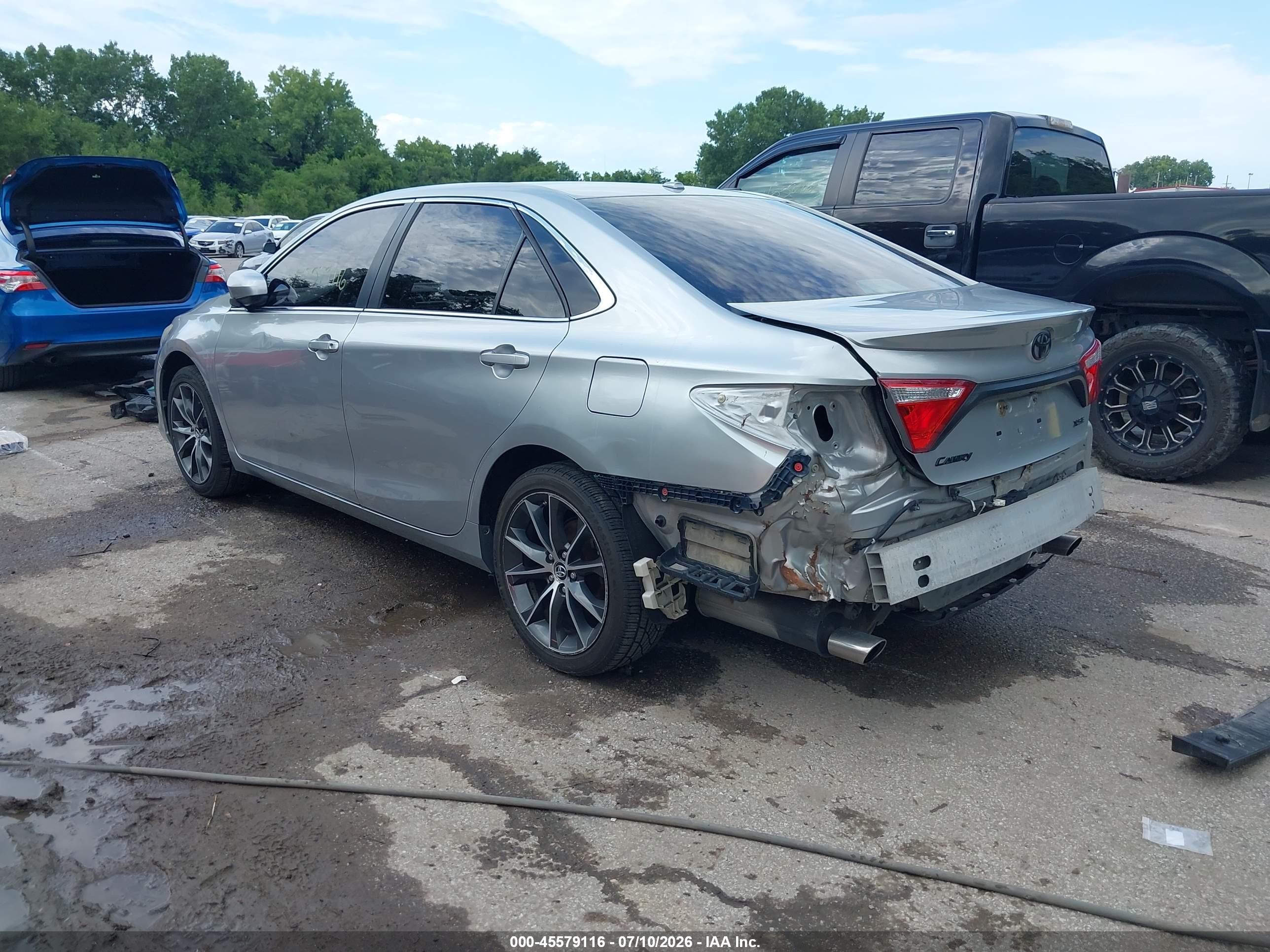 2015 Toyota Camry Xse V6 Серебряный vin: 4T1BK1FK7FU028084