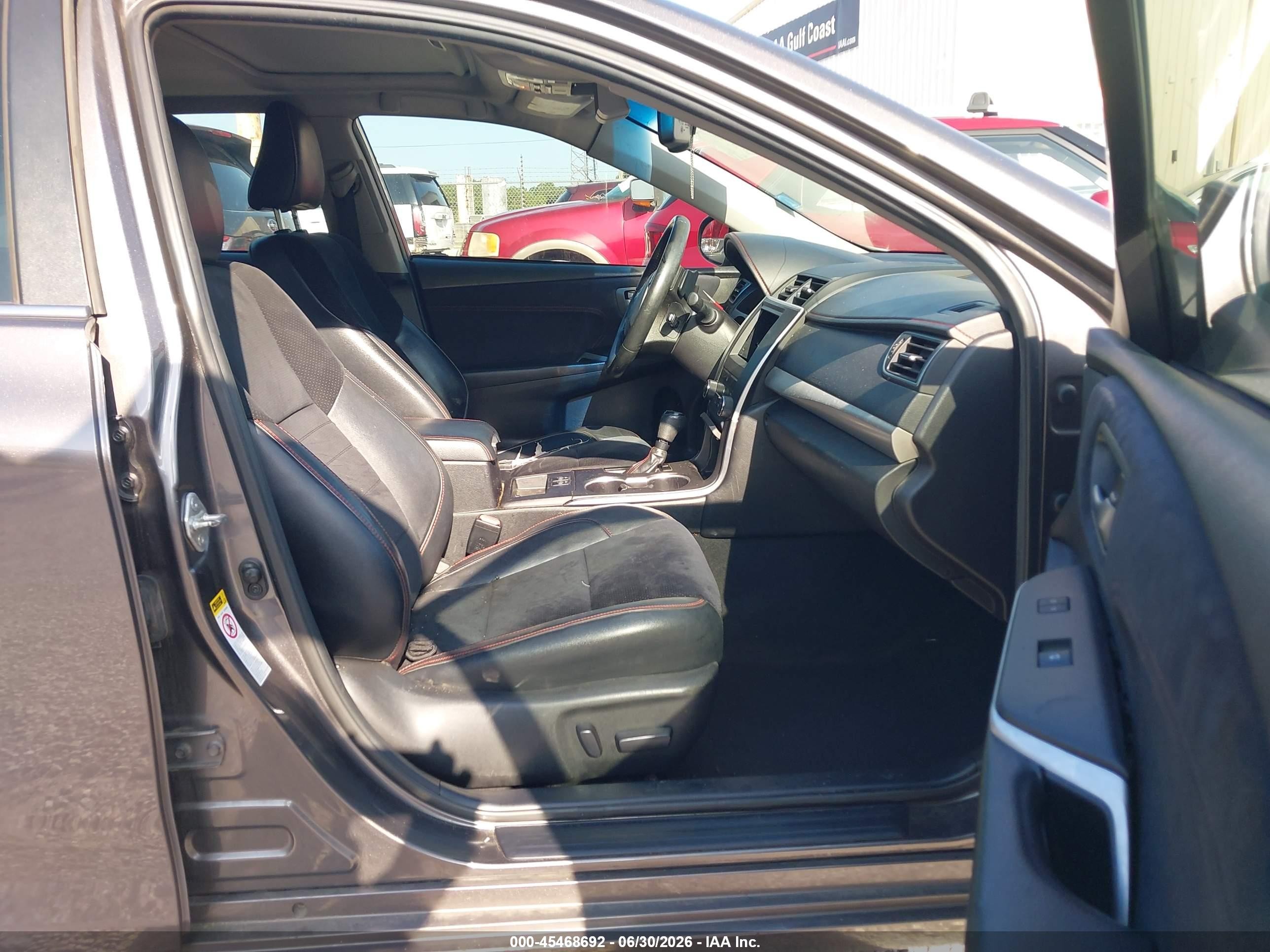 2015 Toyota Camry Xse V6 Gray vin: 4T1BK1FK7FU565022