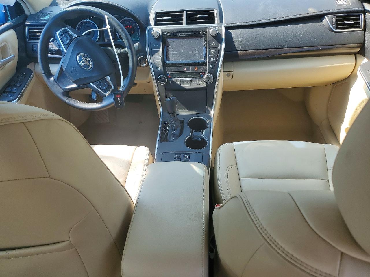 2015 Toyota Camry Xle V6 Blue vin: 4T1BK1FK7FU567837