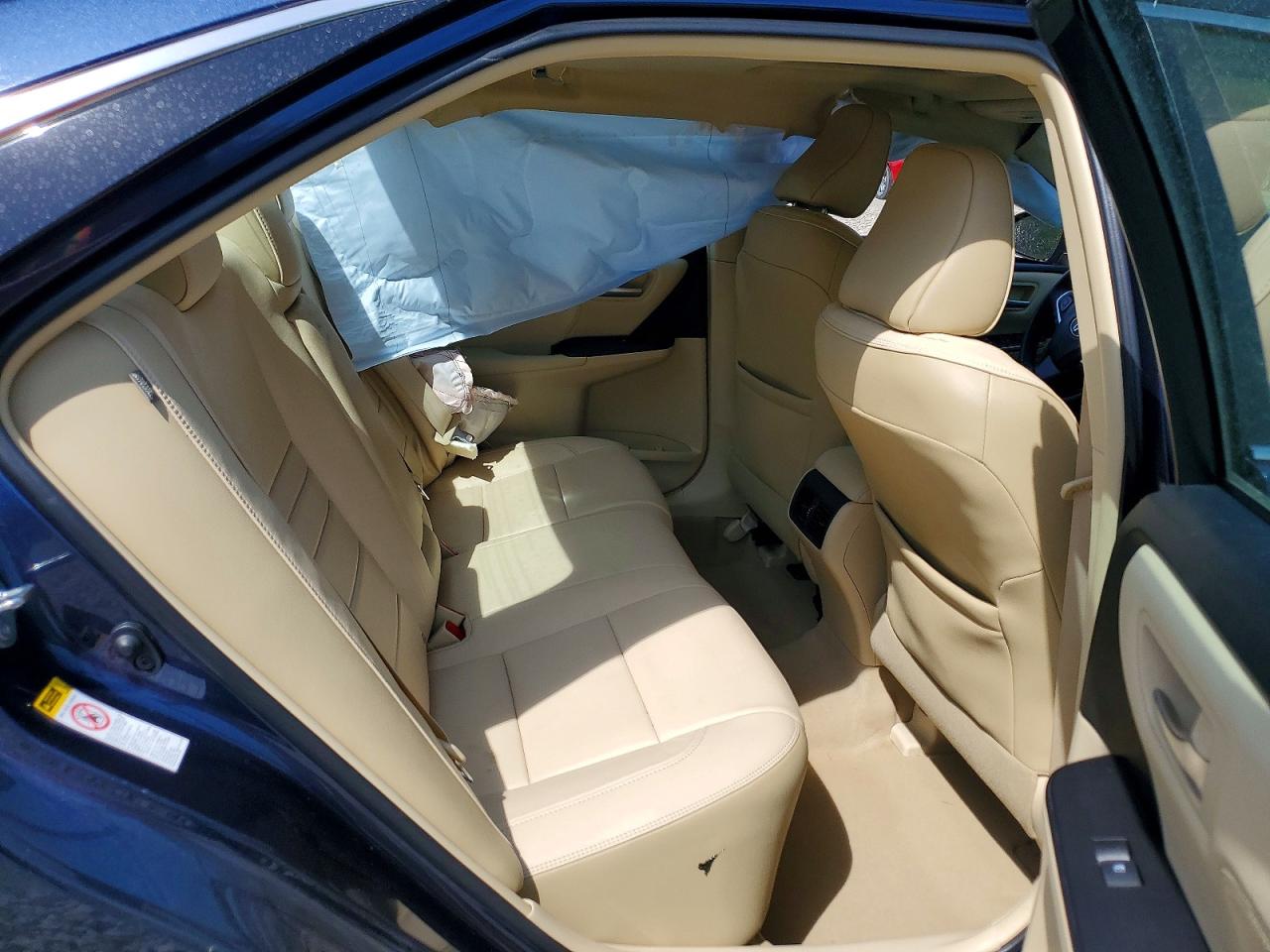 2015 Toyota Camry Xle V6 Blue vin: 4T1BK1FK7FU567837