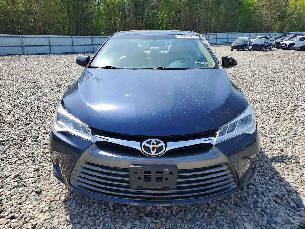 2015 Toyota Camry Xle V6 Blue vin: 4T1BK1FK7FU567837