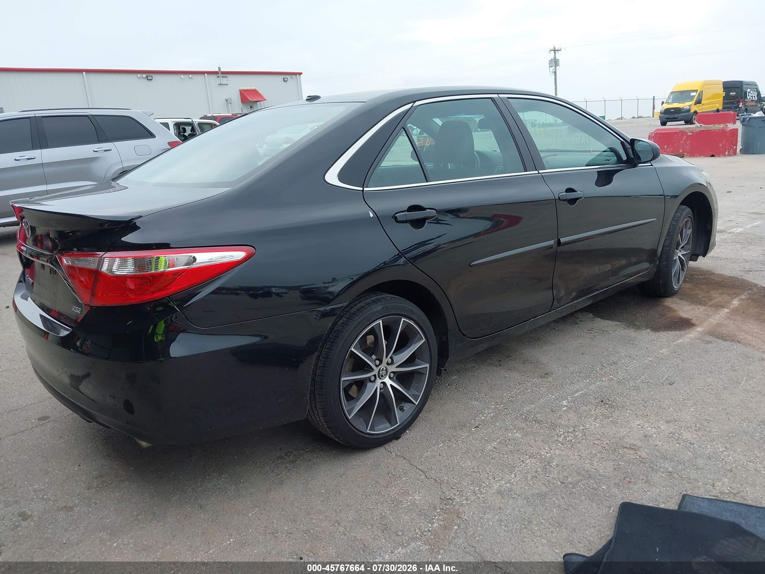 2015 Toyota Camry Xse V6 Black vin: 4T1BK1FK7FU568762