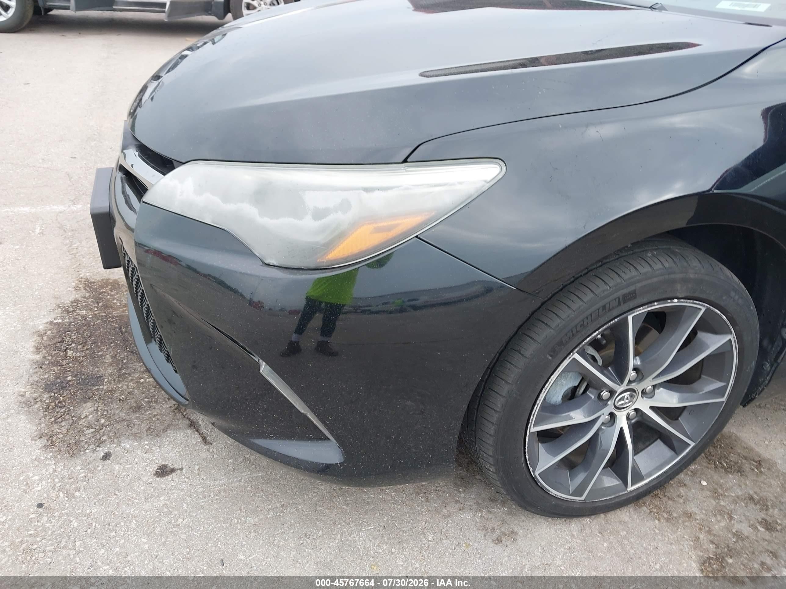 2015 Toyota Camry Xse V6 Black vin: 4T1BK1FK7FU568762