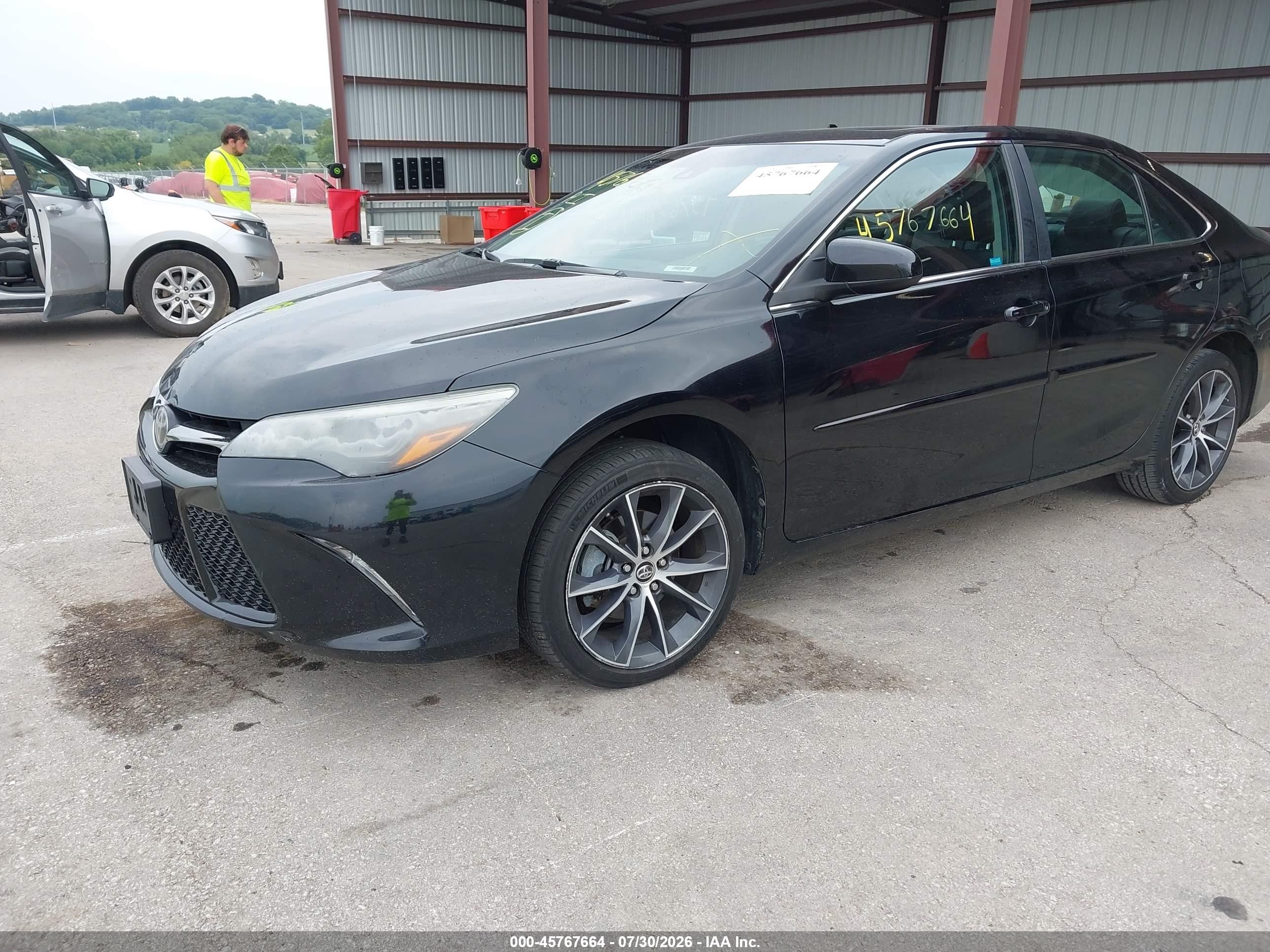 2015 Toyota Camry Xse V6 Black vin: 4T1BK1FK7FU568762