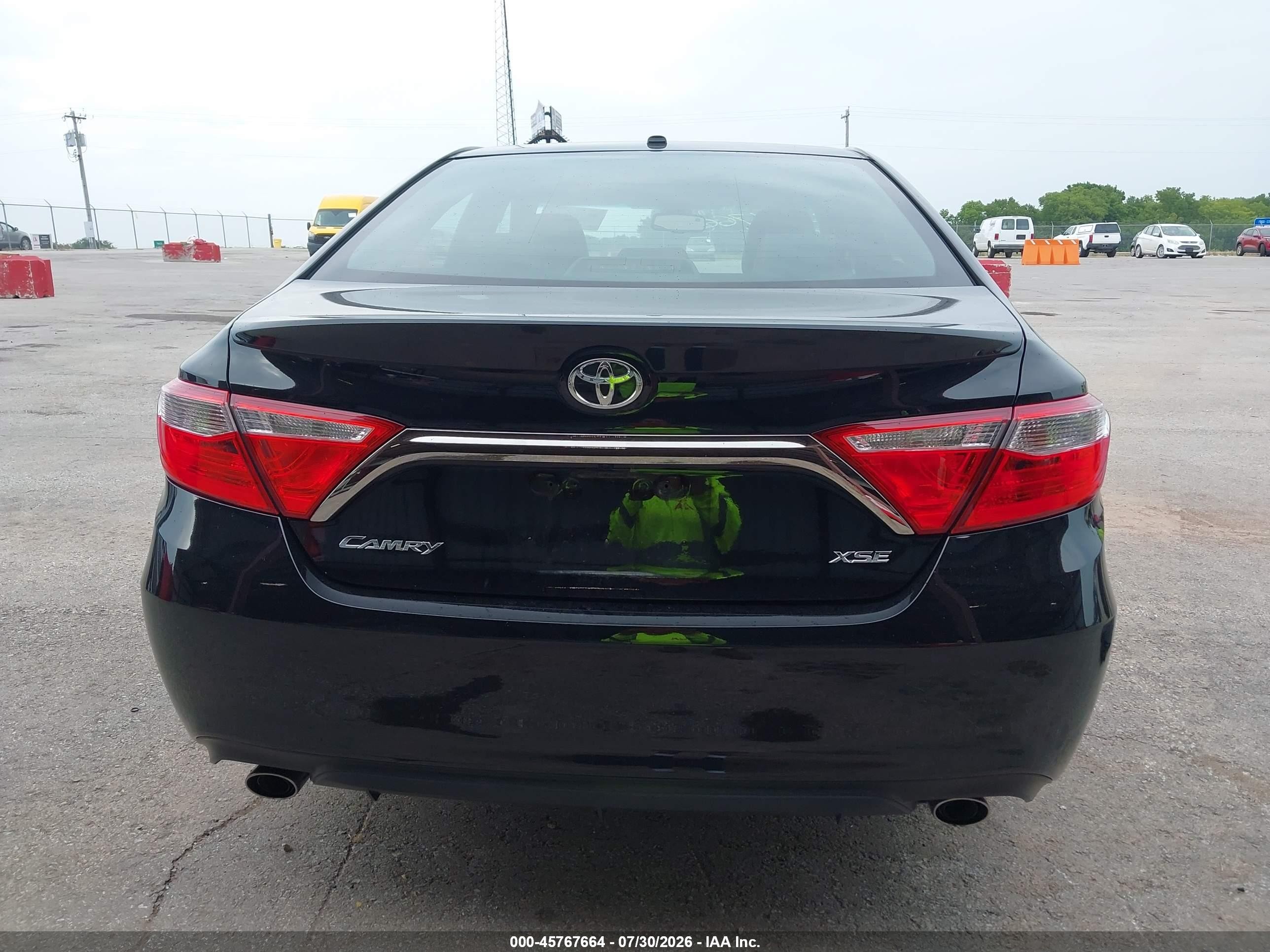 2015 Toyota Camry Xse V6 Black vin: 4T1BK1FK7FU568762