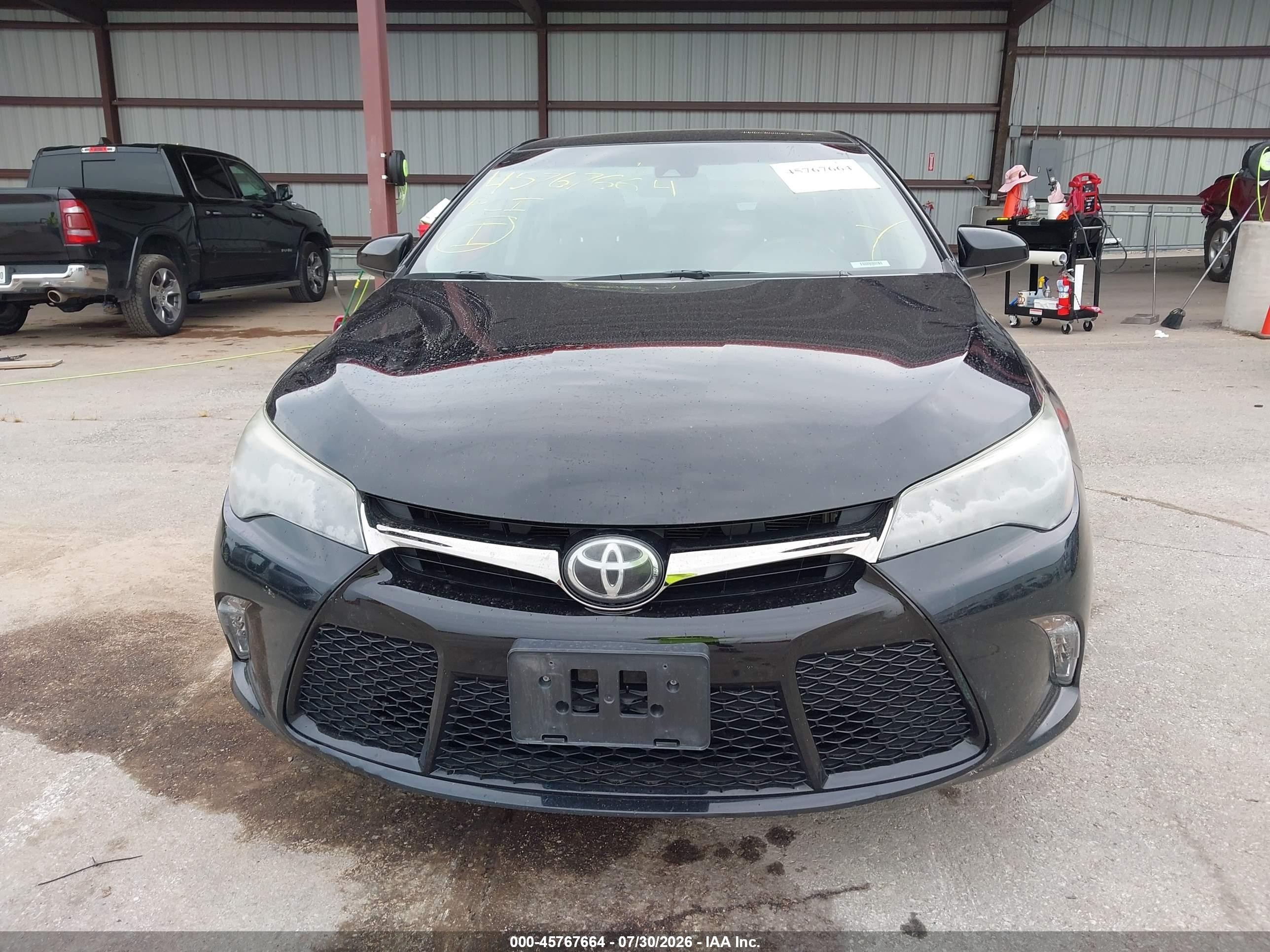 2015 Toyota Camry Xse V6 Black vin: 4T1BK1FK7FU568762