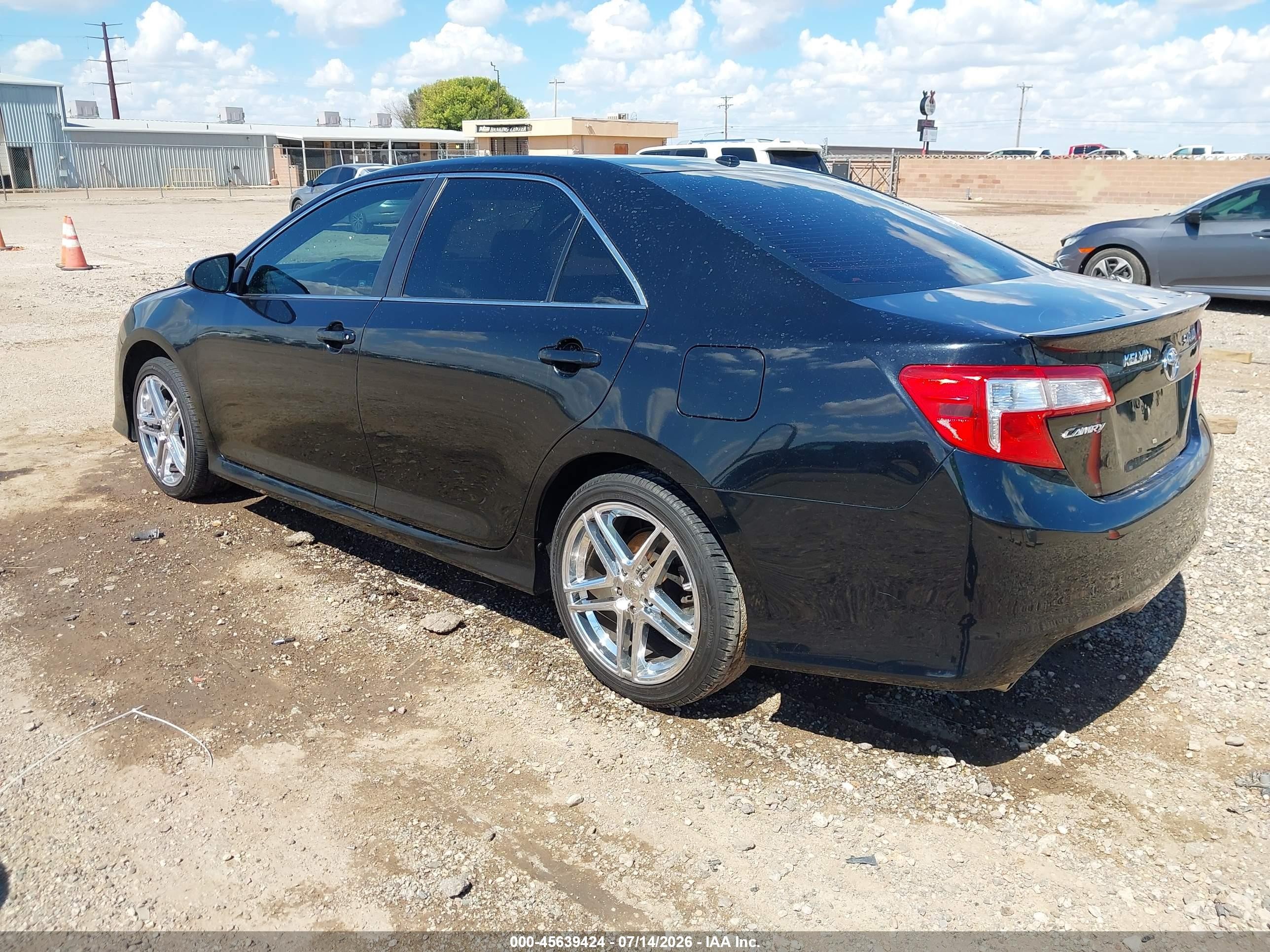 2012 Toyota Camry Se V6 Black vin: 4T1BK1FK8CU007367