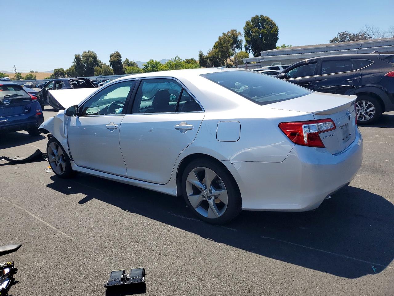 2012 Toyota Camry Se V6 Silver vin: 4T1BK1FK8CU009765