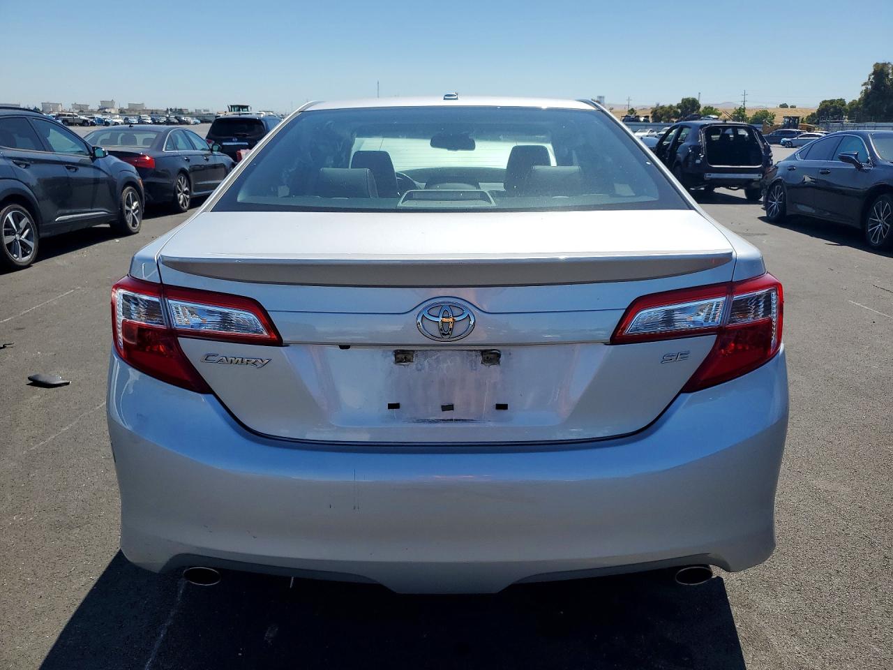 2012 Toyota Camry Se V6 Silver vin: 4T1BK1FK8CU009765