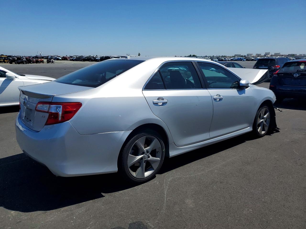 2012 Toyota Camry Se V6 Silver vin: 4T1BK1FK8CU009765