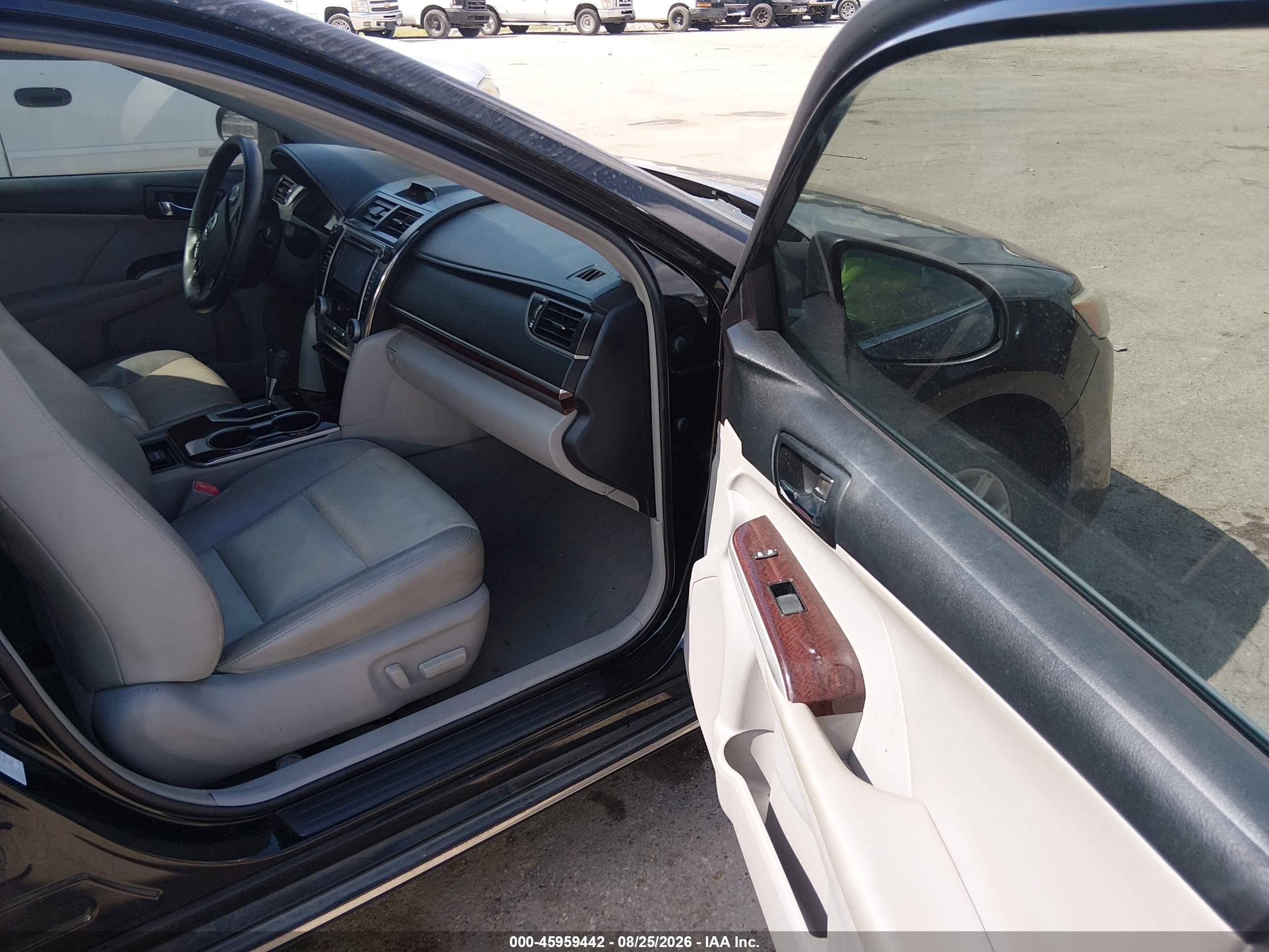 2012 Toyota Camry Xle V6 Black vin: 4T1BK1FK8CU010575