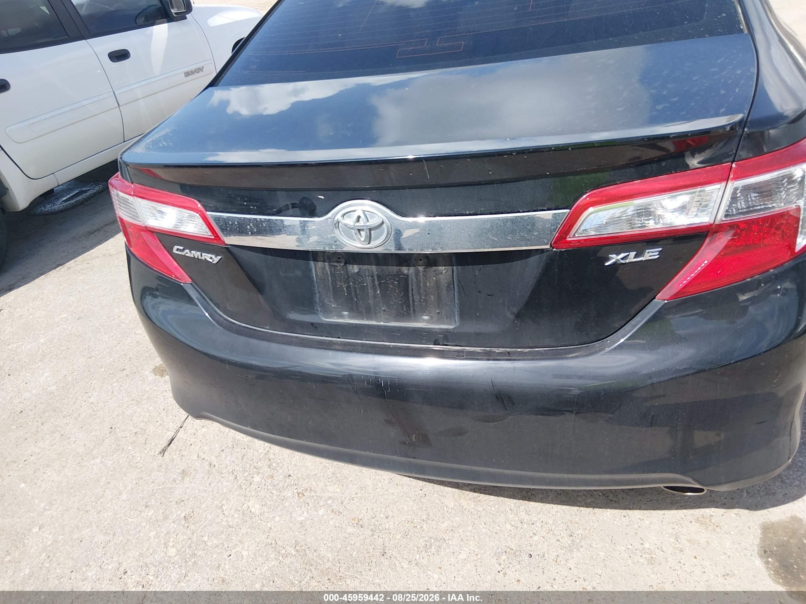 2012 Toyota Camry Xle V6 Black vin: 4T1BK1FK8CU010575