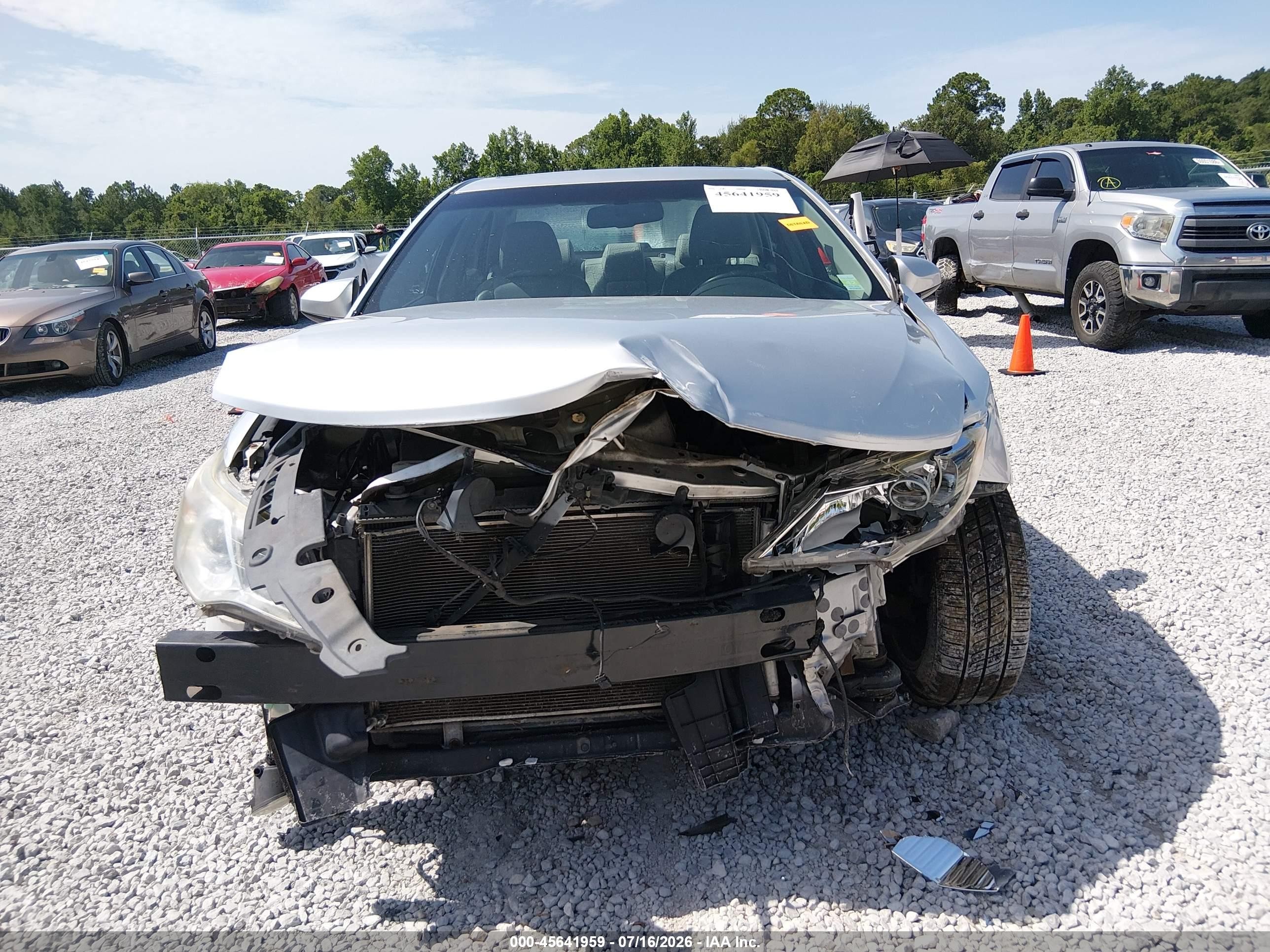 2012 Toyota Camry Xle V6 Silver vin: 4T1BK1FK8CU011113