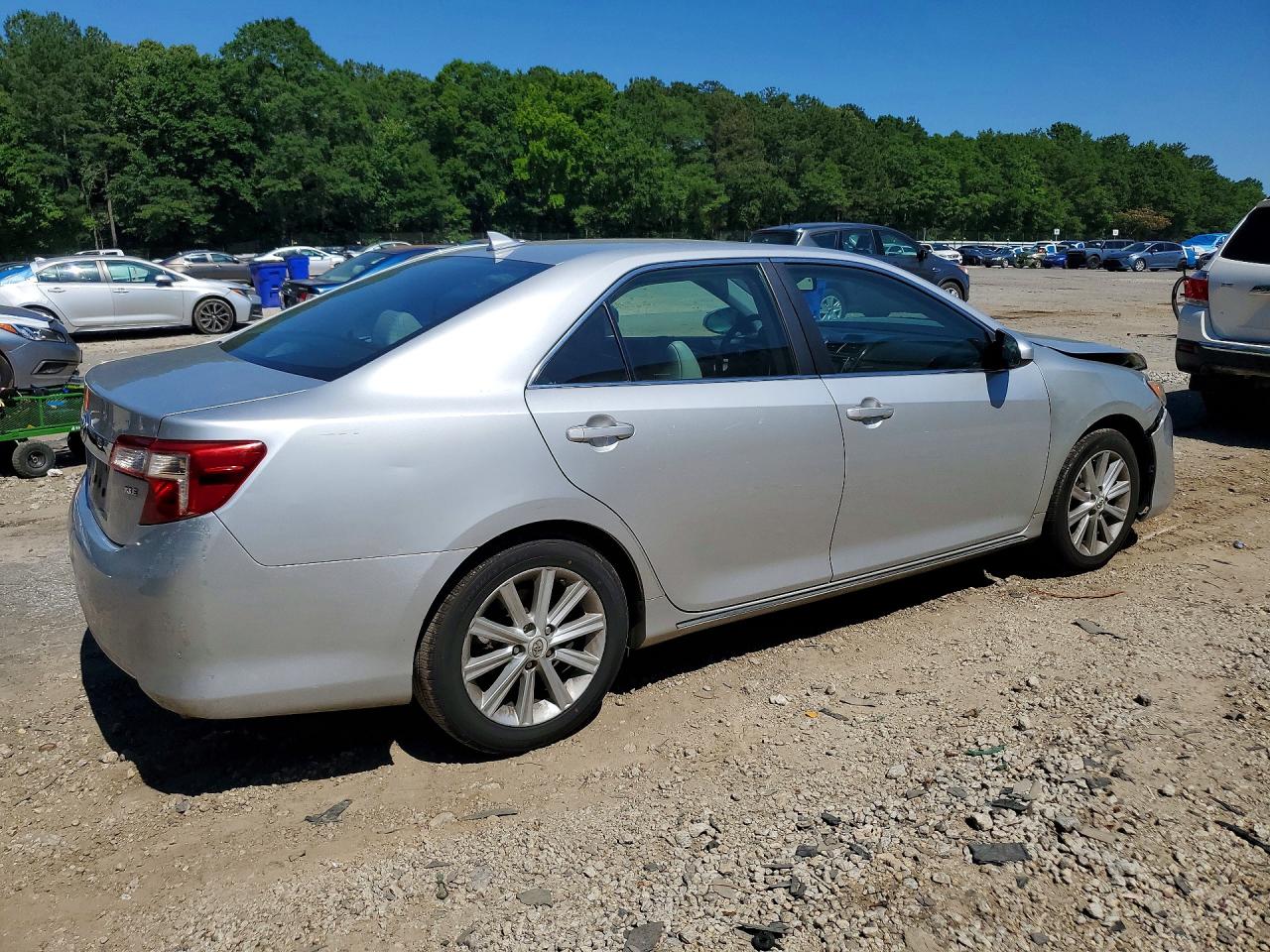 2012 Toyota Camry Xle V6 Silver vin: 4T1BK1FK8CU507190