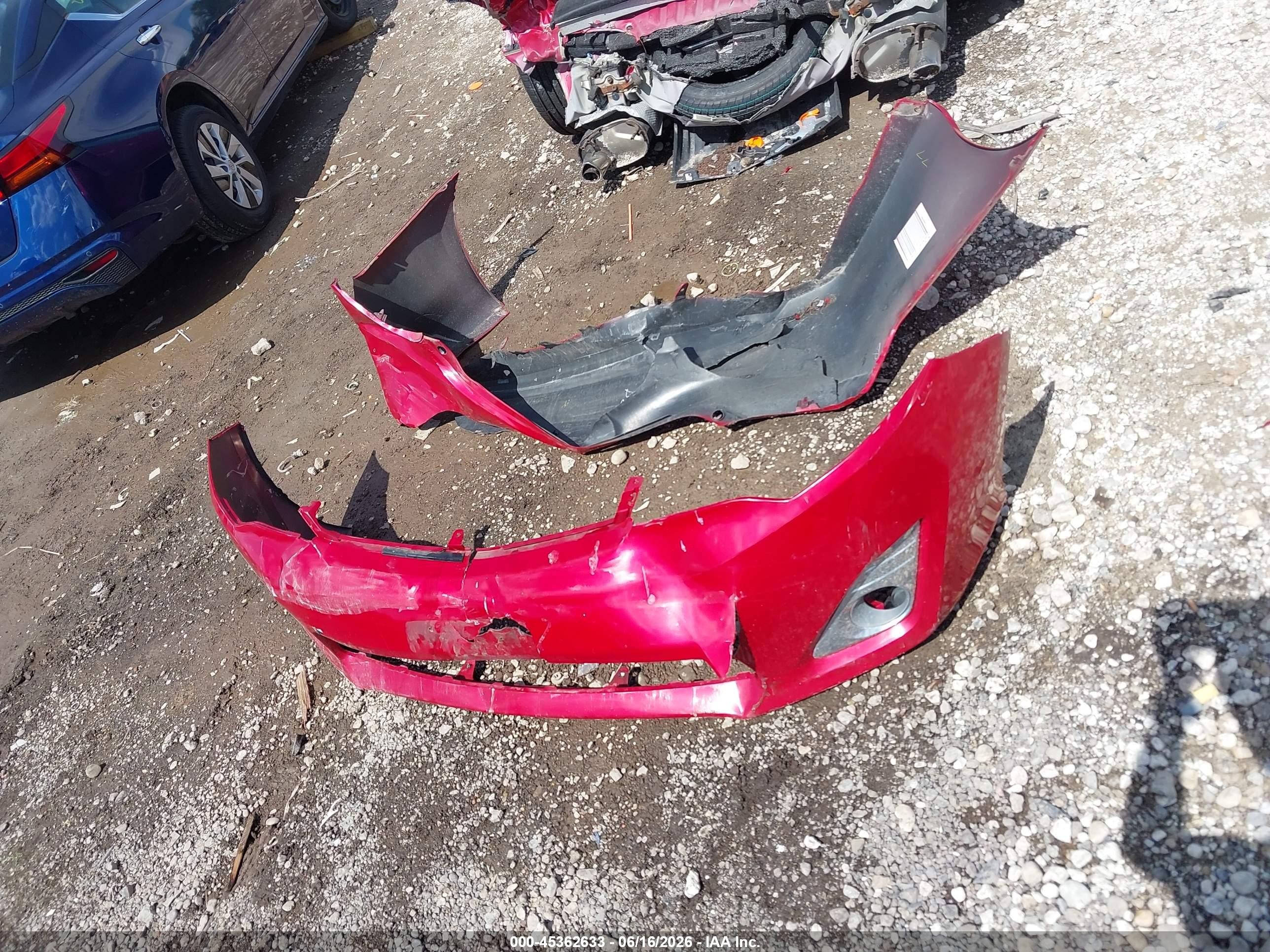 2012 Toyota Camry Xle V6 Red vin: 4T1BK1FK8CU516567