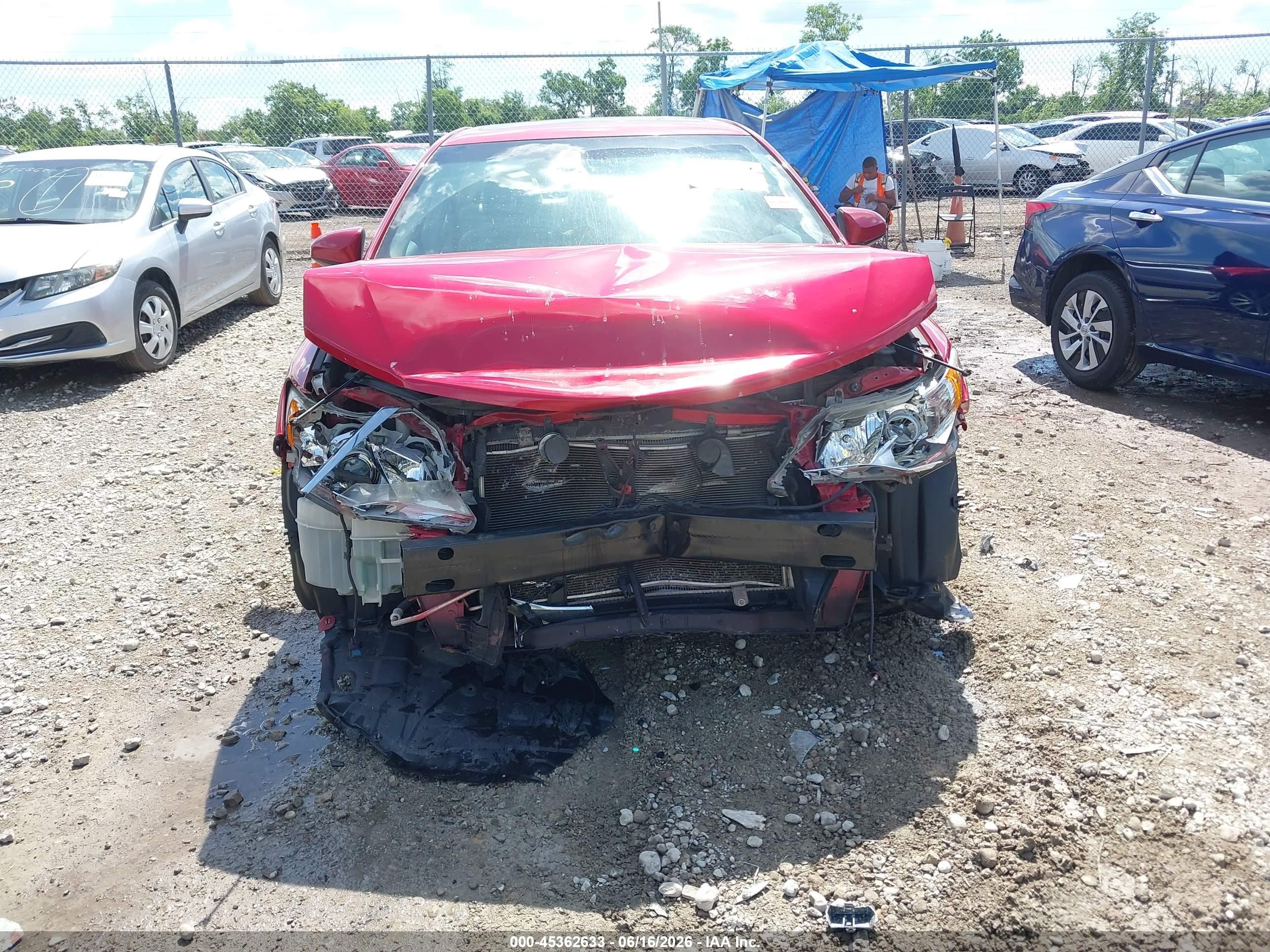 2012 Toyota Camry Xle V6 Red vin: 4T1BK1FK8CU516567