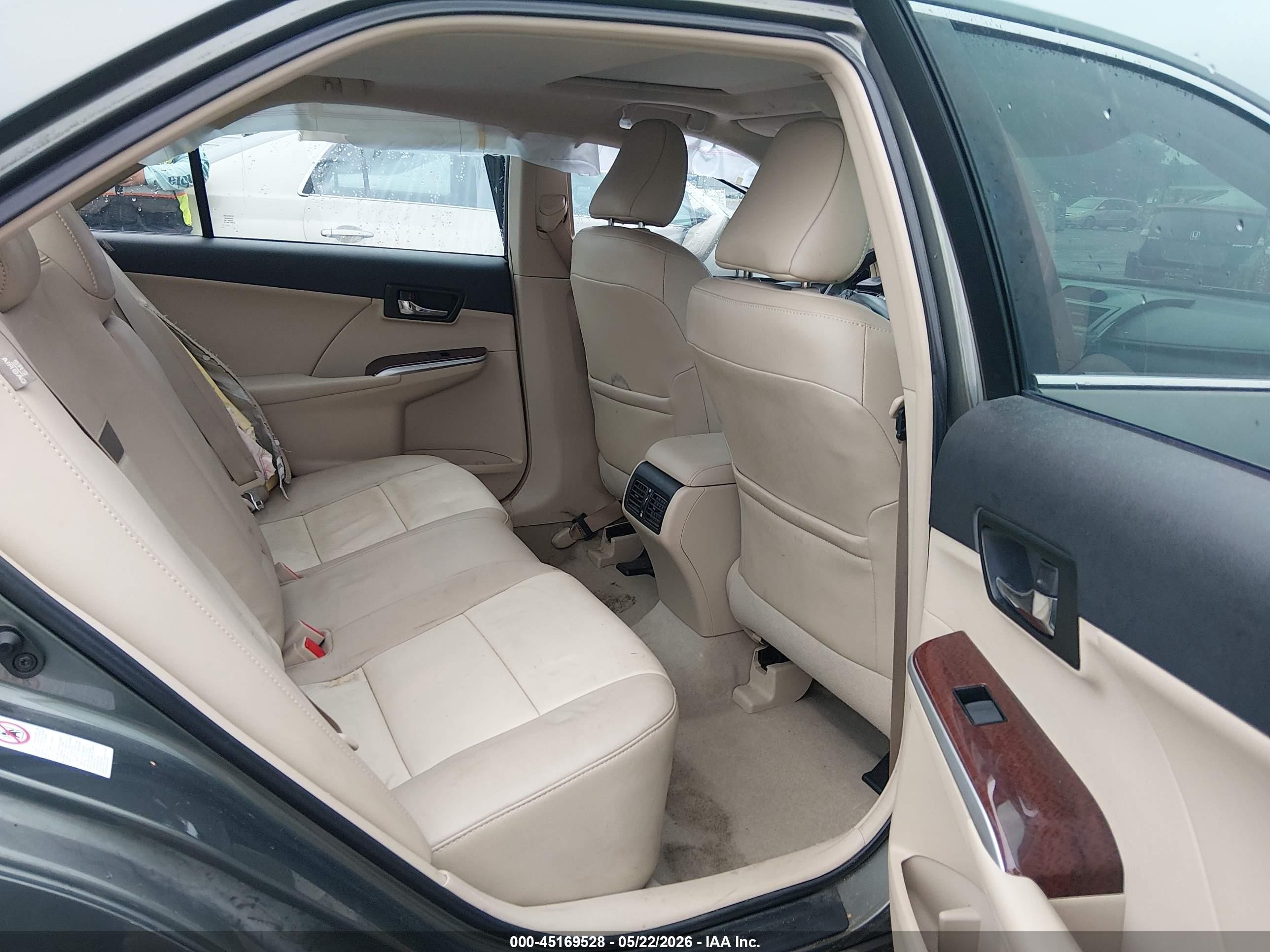 2012 Toyota Camry Xle V6 Gray vin: 4T1BK1FK8CU519419