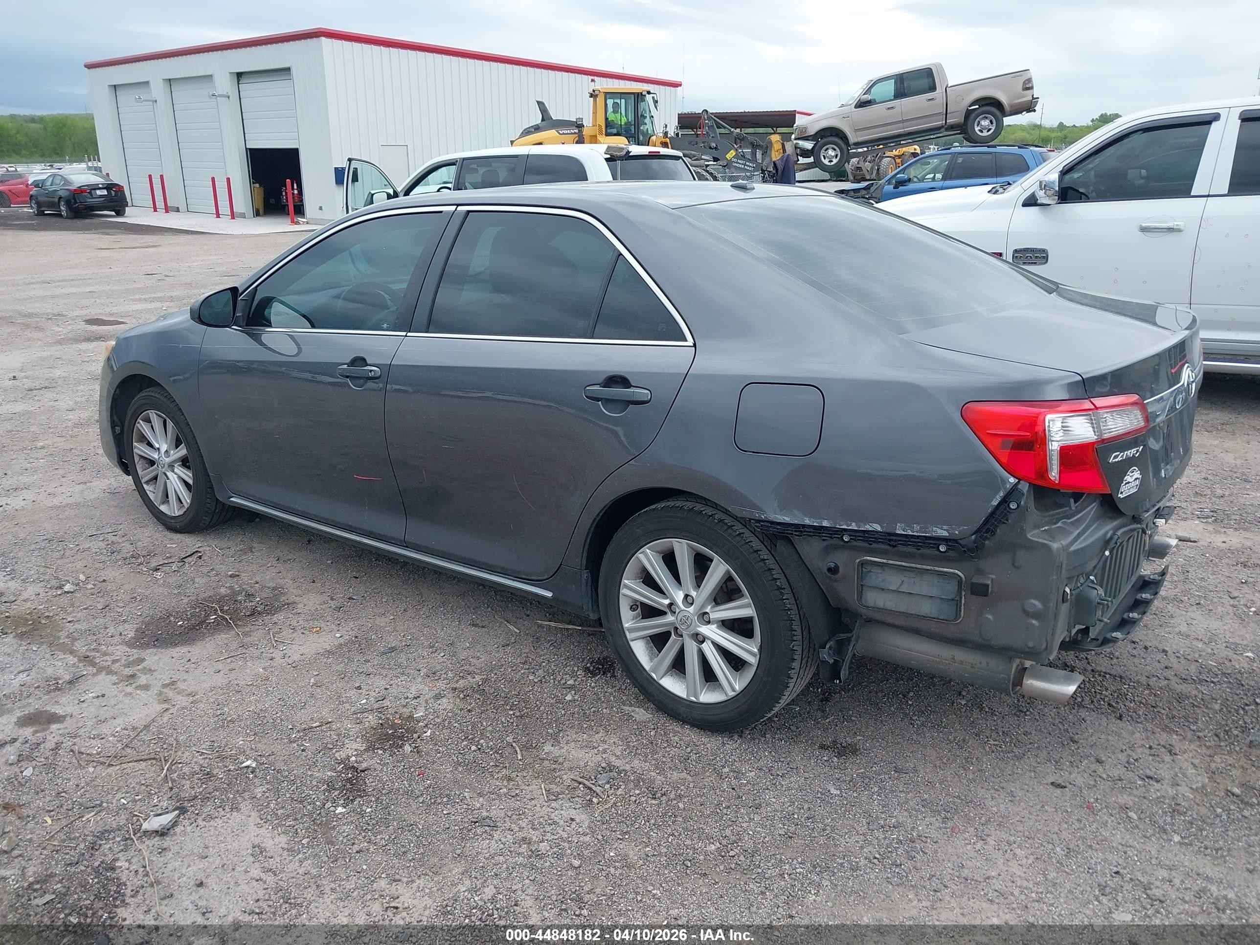 2013 Toyota Camry Xle V6 Gray vin: 4T1BK1FK8DU022386
