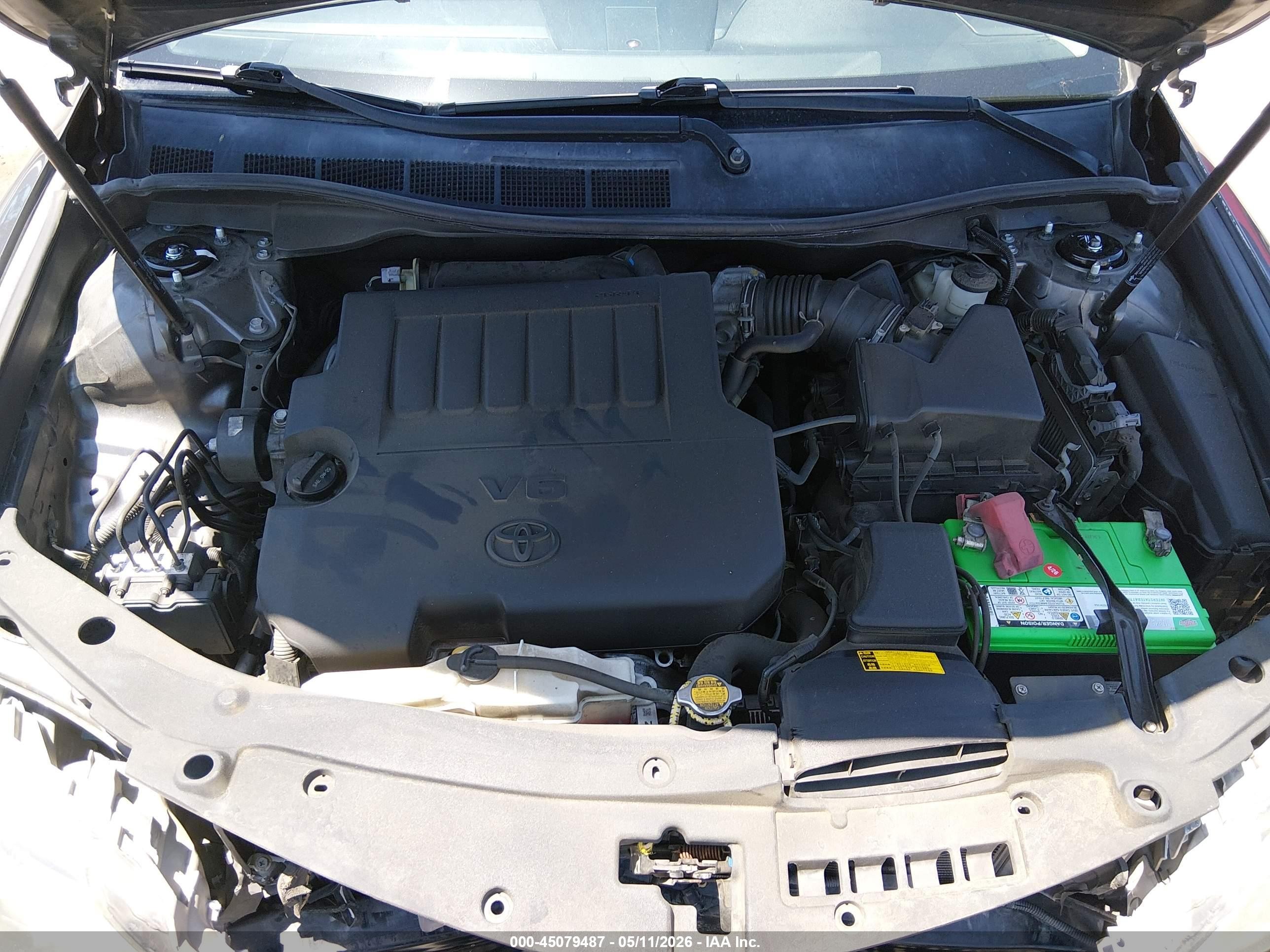 2013 Toyota Camry Se V6 Gray vin: 4T1BK1FK8DU022890