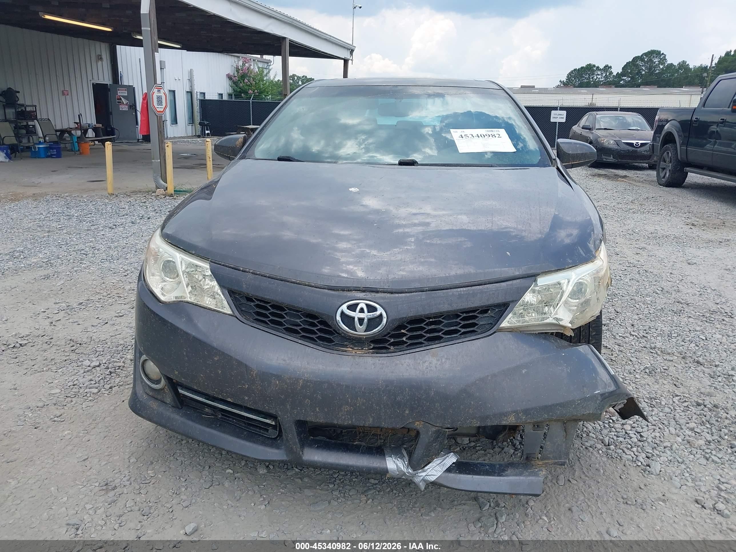 2013 Toyota Camry Se V6 Gray vin: 4T1BK1FK8DU525822