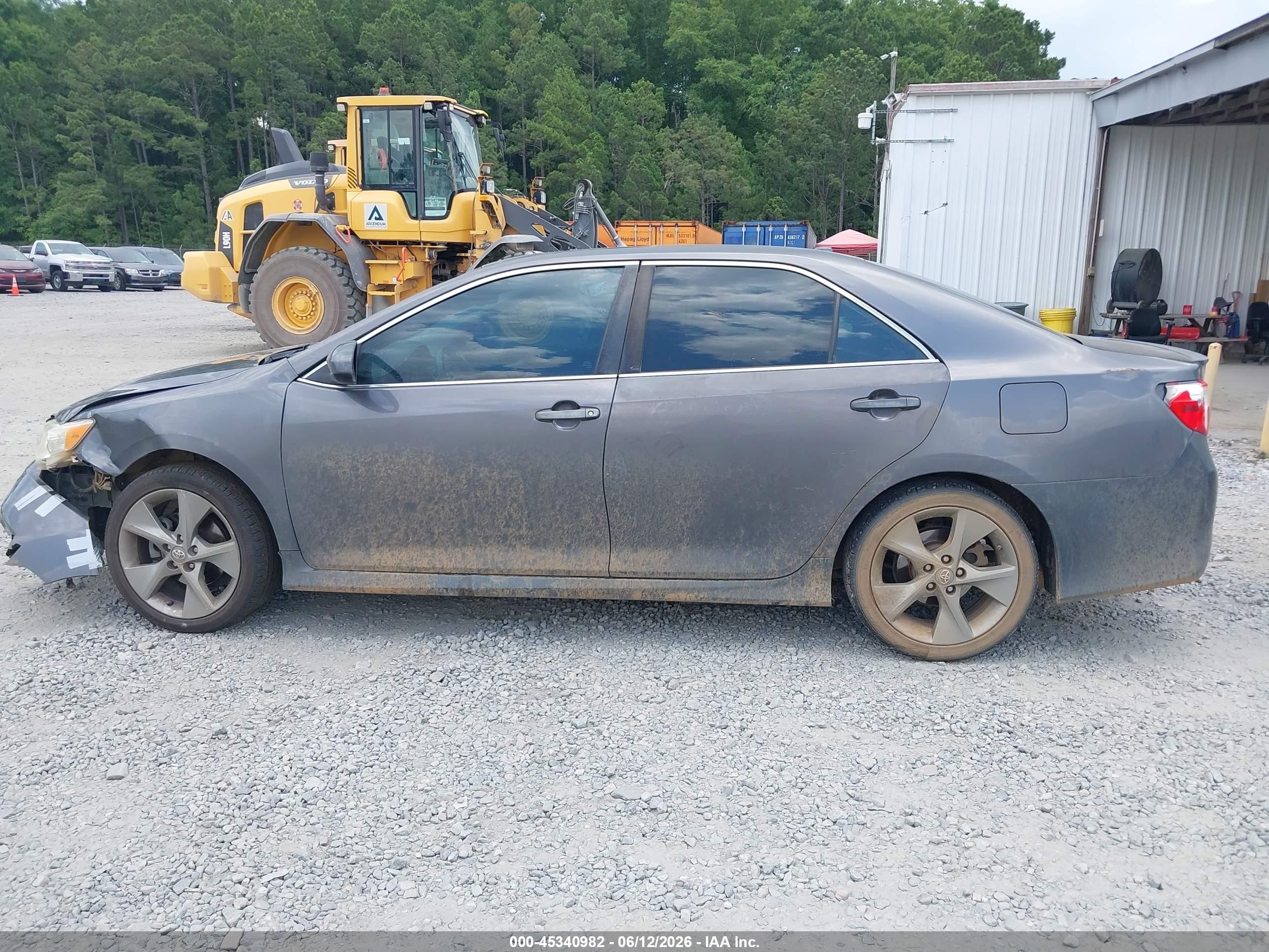 2013 Toyota Camry Se V6 Gray vin: 4T1BK1FK8DU525822