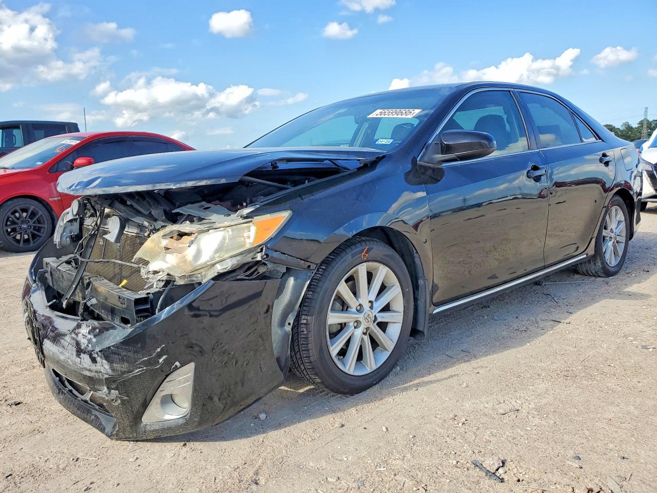 2013 Toyota Camry Xle V6 Black vin: 4T1BK1FK8DU528879