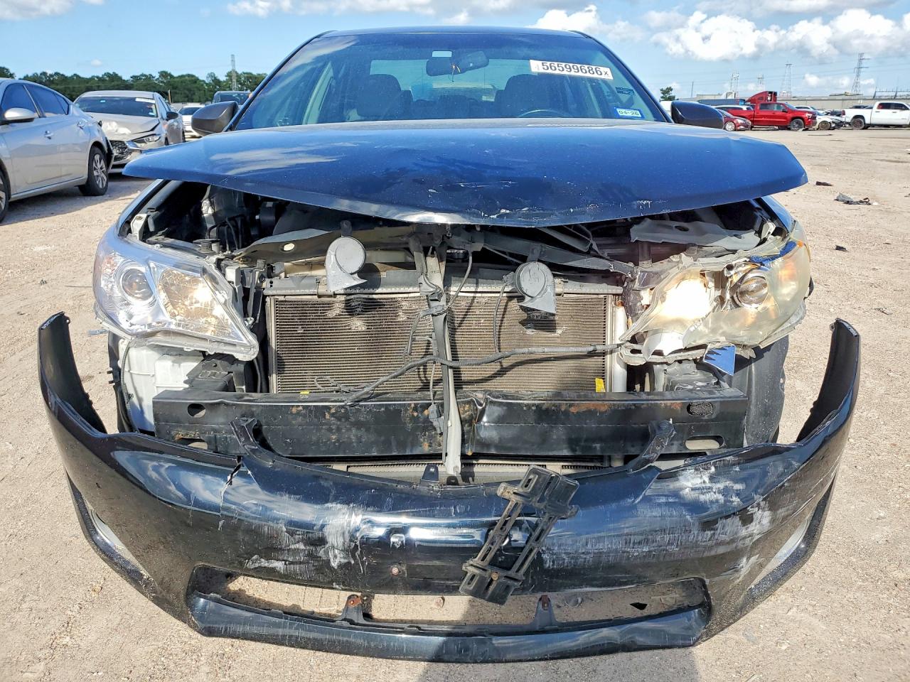 2013 Toyota Camry Xle V6 Black vin: 4T1BK1FK8DU528879