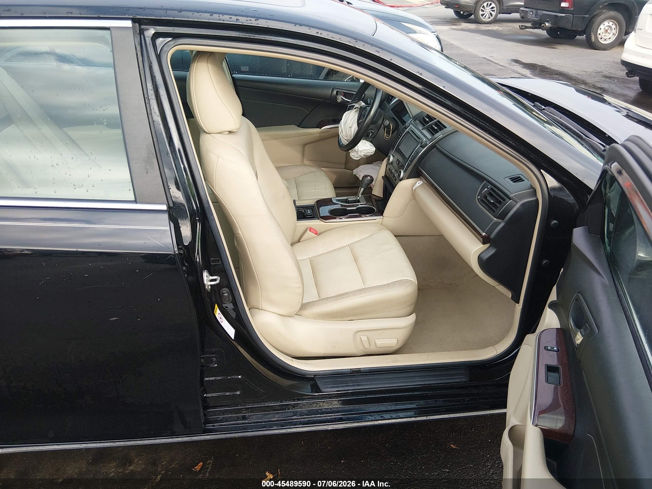 2013 Toyota Camry Xle V6 Black vin: 4T1BK1FK8DU535010